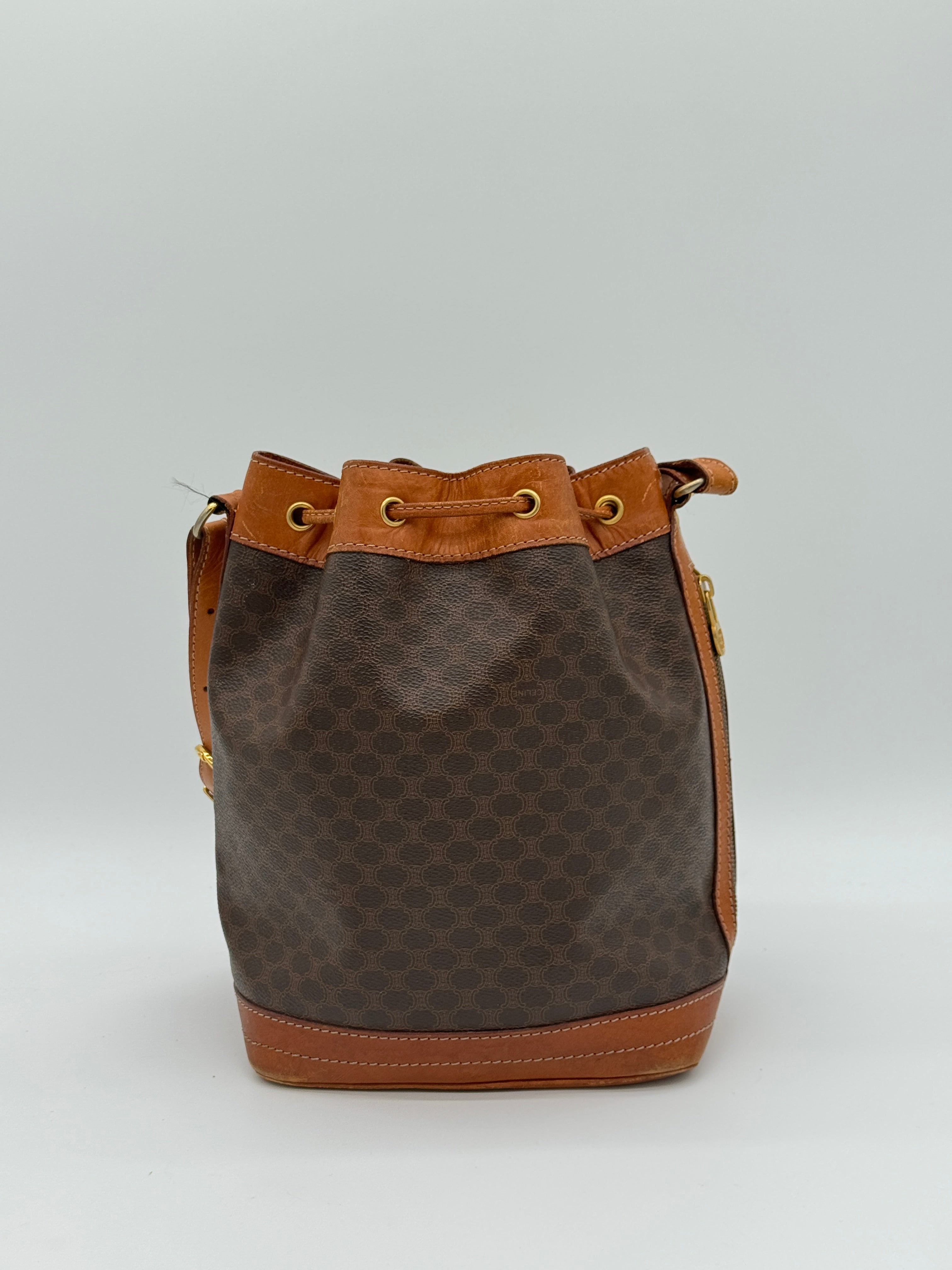 Céline Macadam Bucket Bag