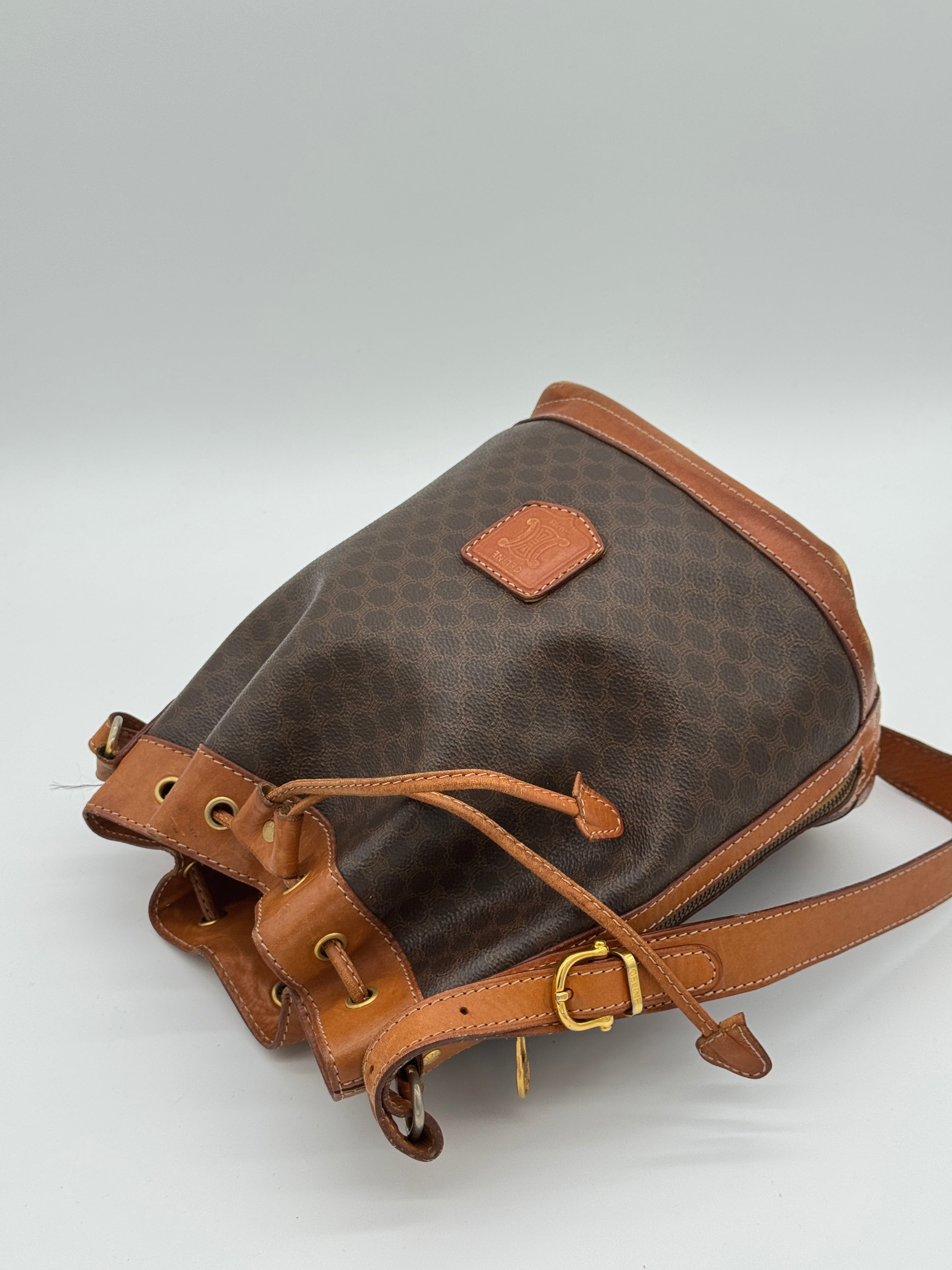Céline Macadam Bucket Bag