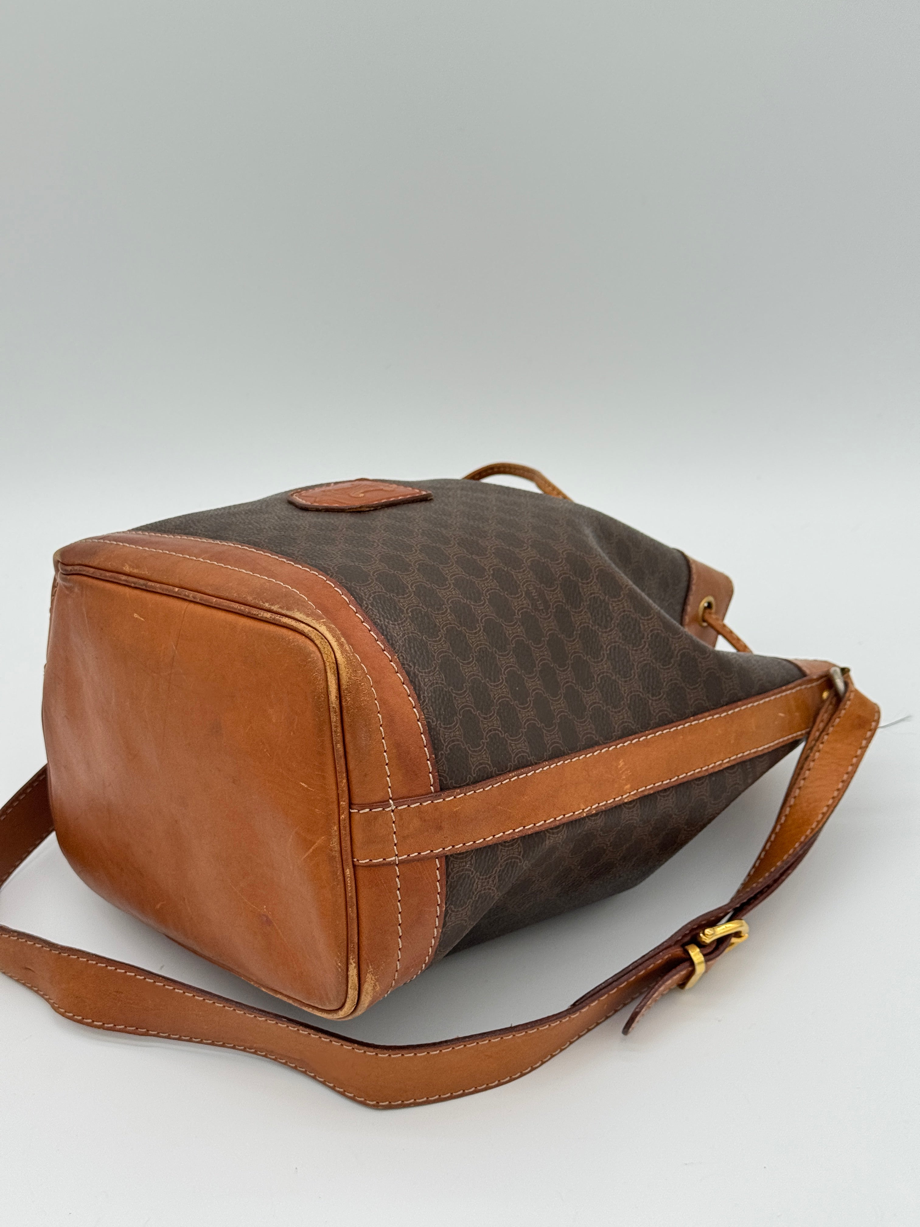 Céline Macadam Bucket Bag