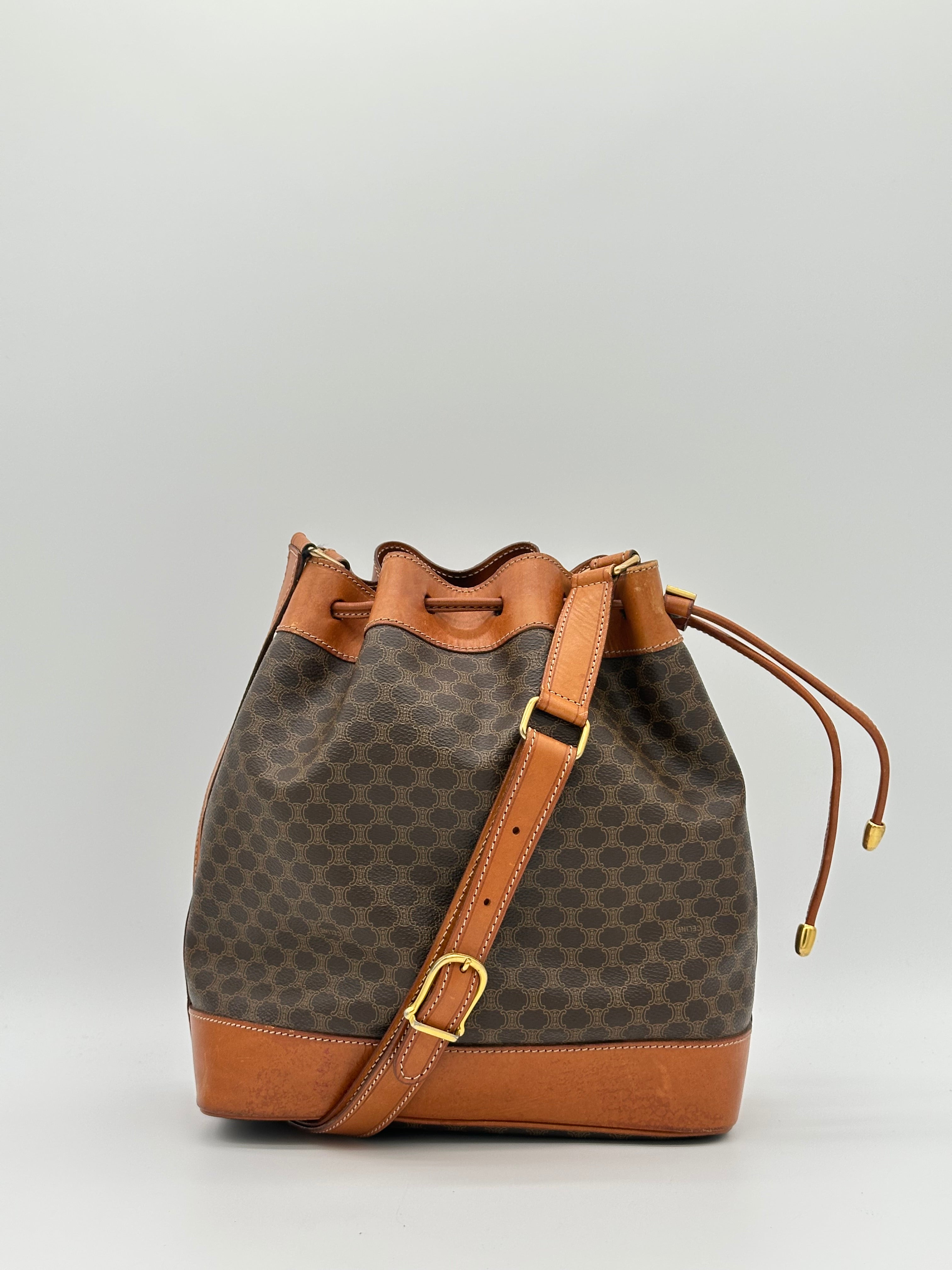 Céline Macadam Bucket Bag