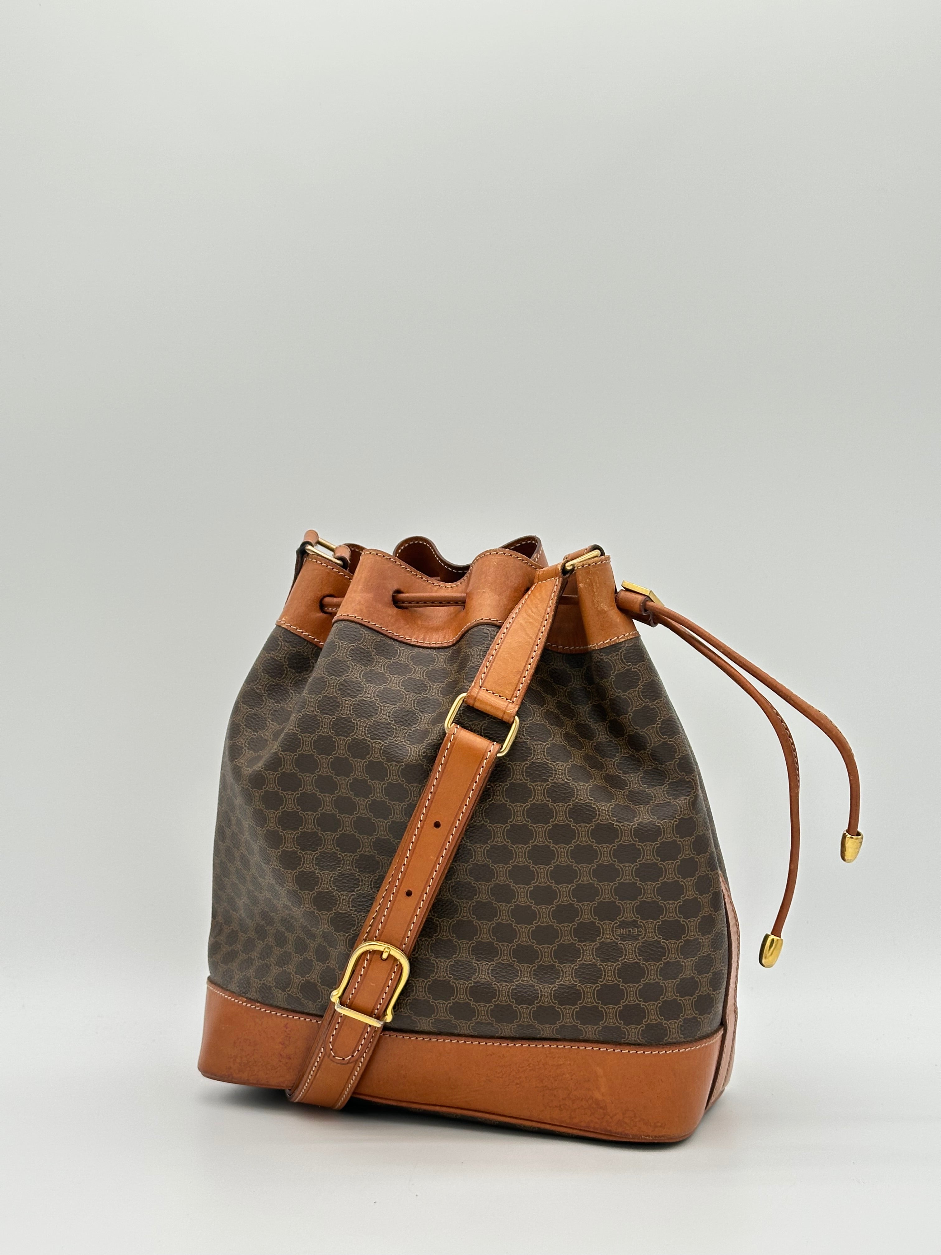 Céline Macadam Bucket Bag