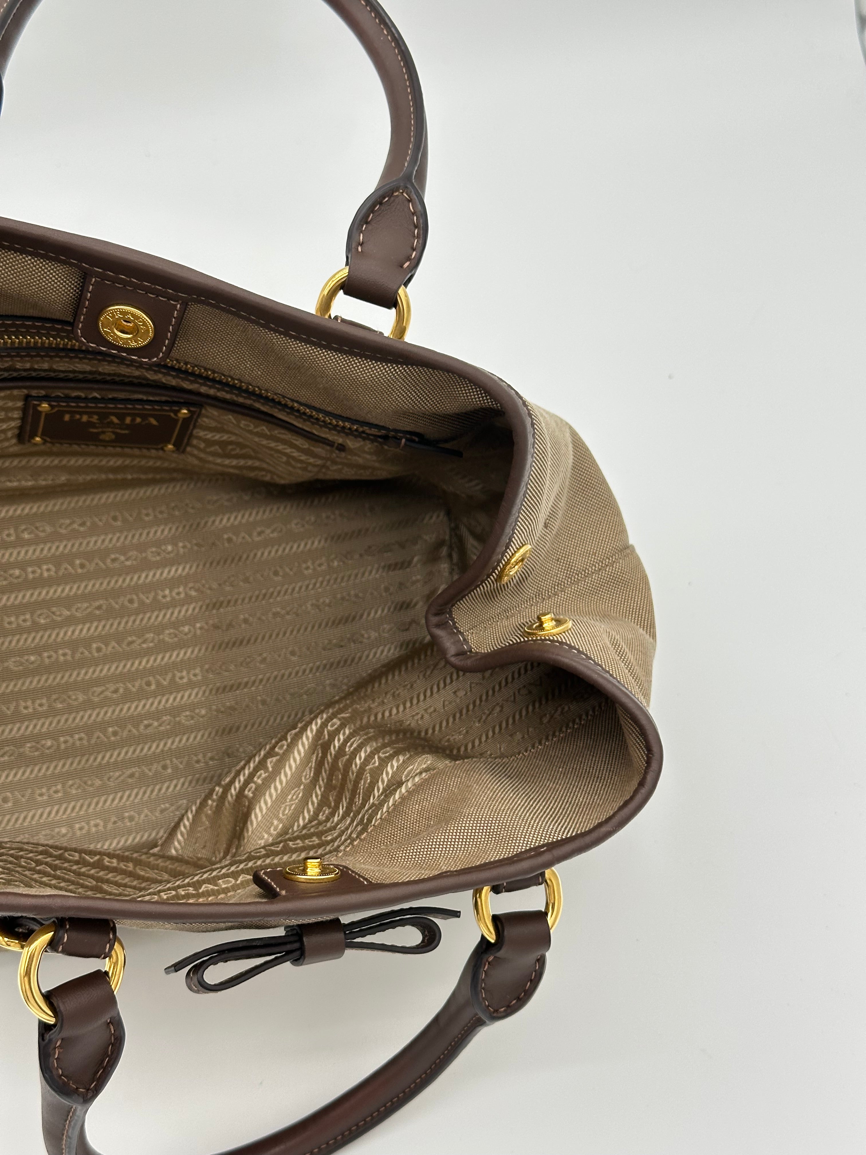 Prada Jaquard Tote Bag