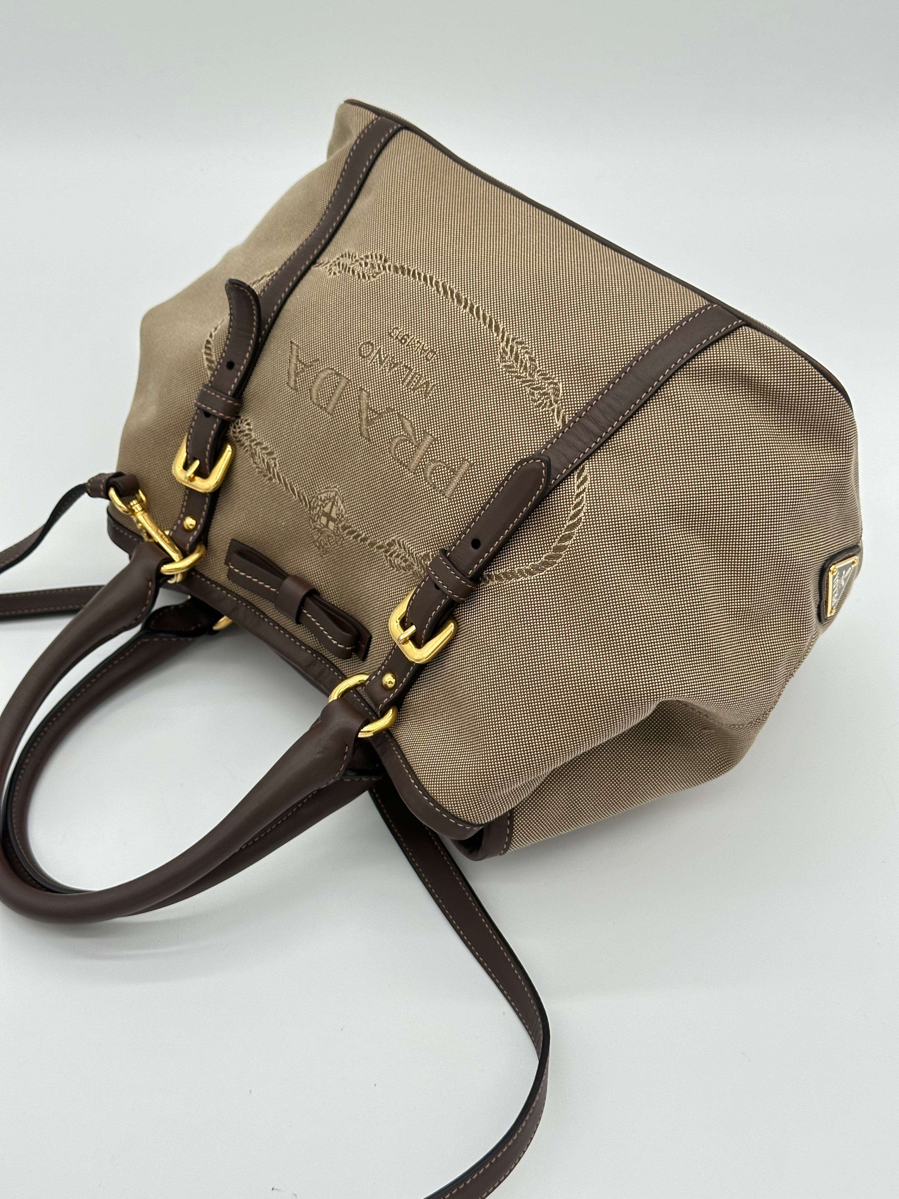 Prada Jaquard Tote Bag