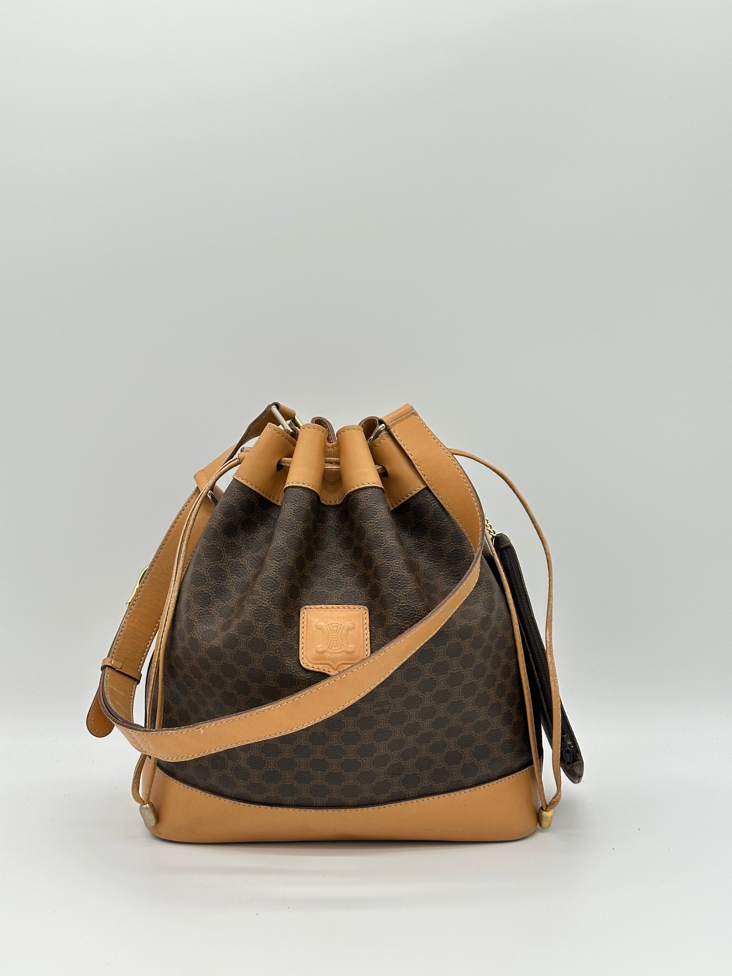 Céline Macadam Bucket Bag