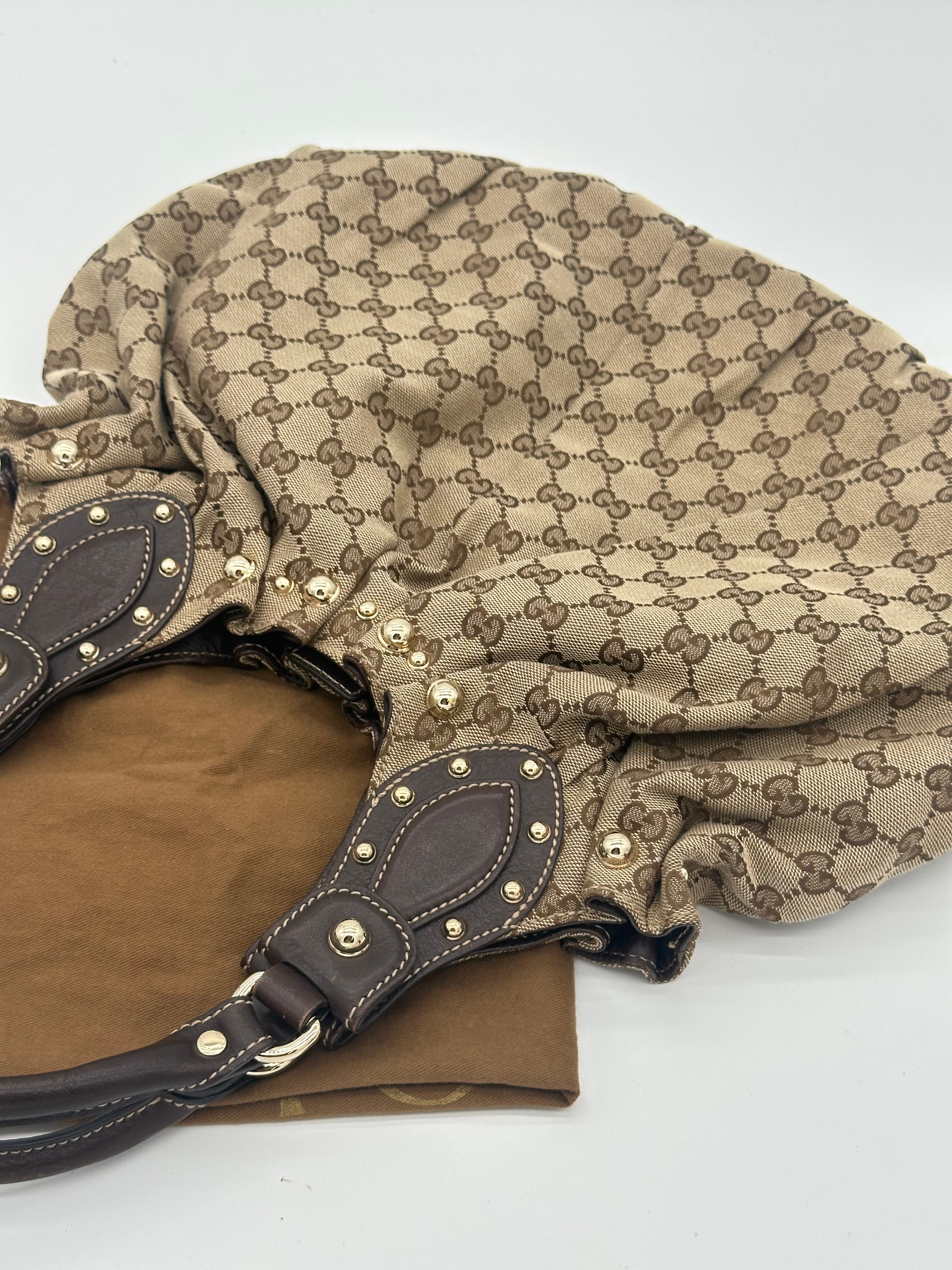 Gucci Studded Pelham Hobo