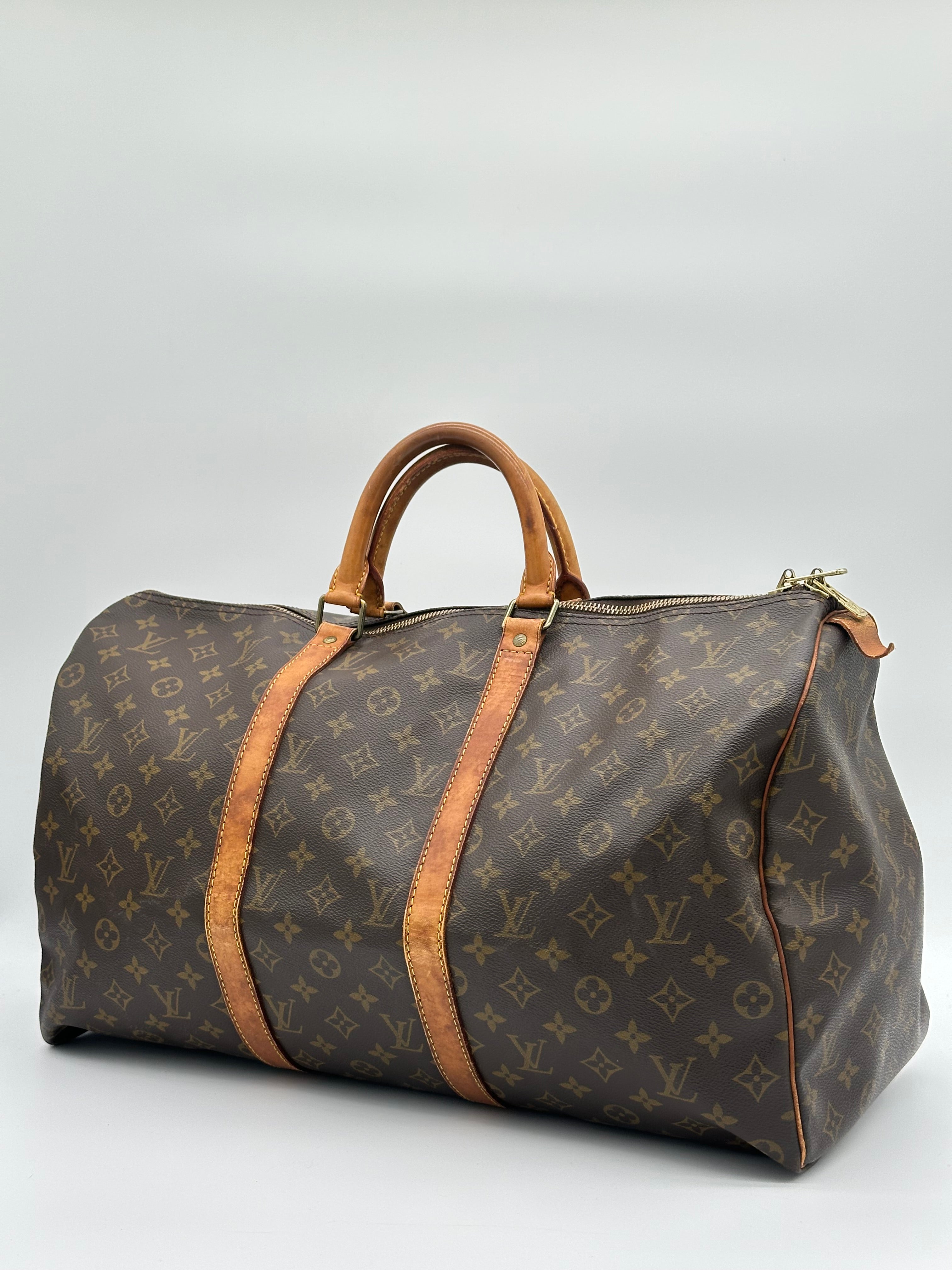 Pre-loved Louis Vuitton Keepall 50 | Pepper Luxury Vintage