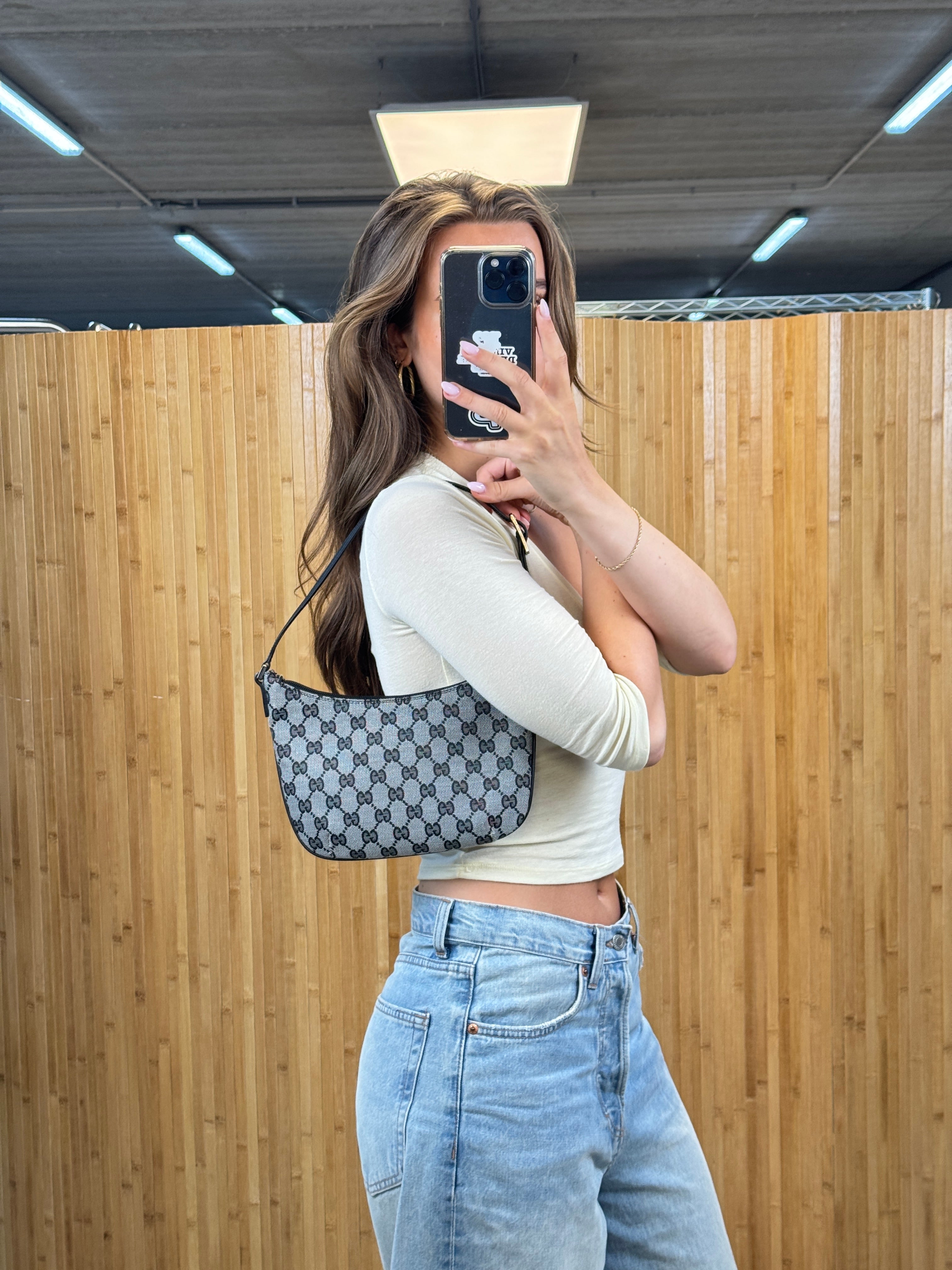 Gucci Canvas Baguette