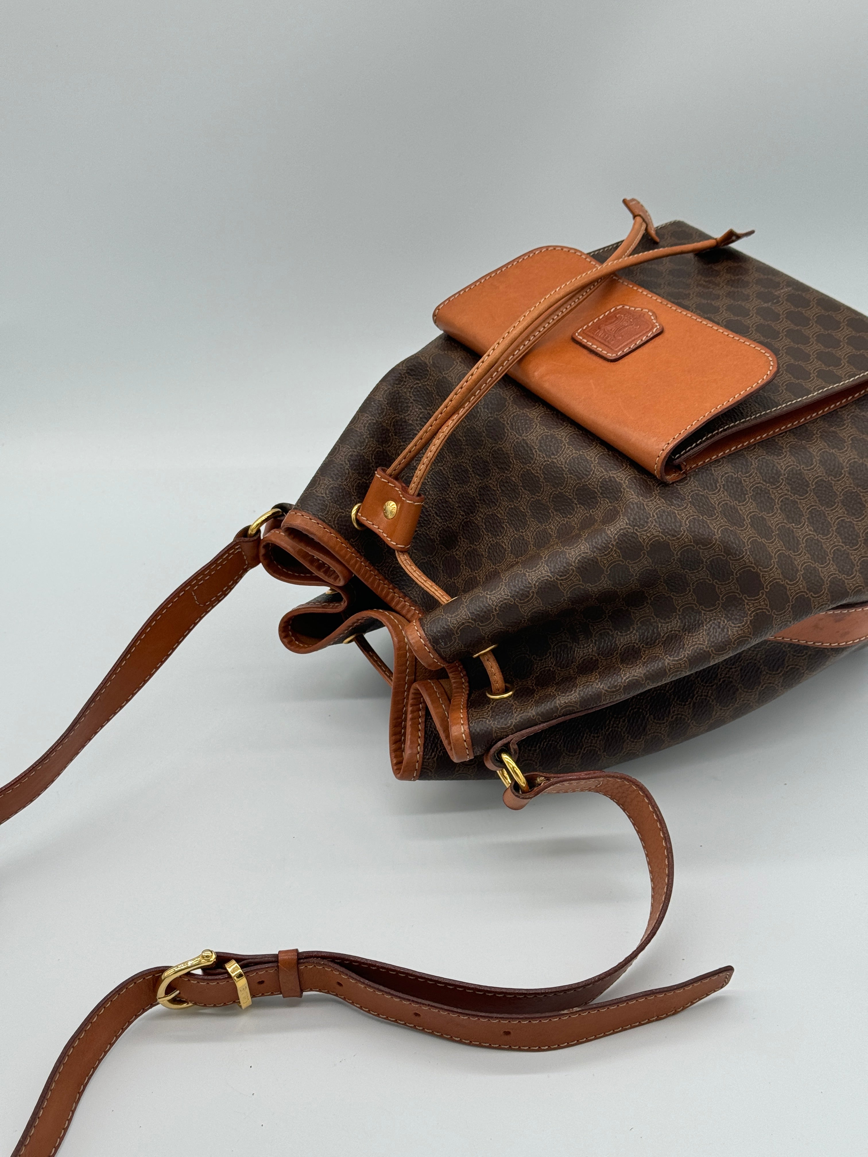 Céline Macadam Bucket Bag