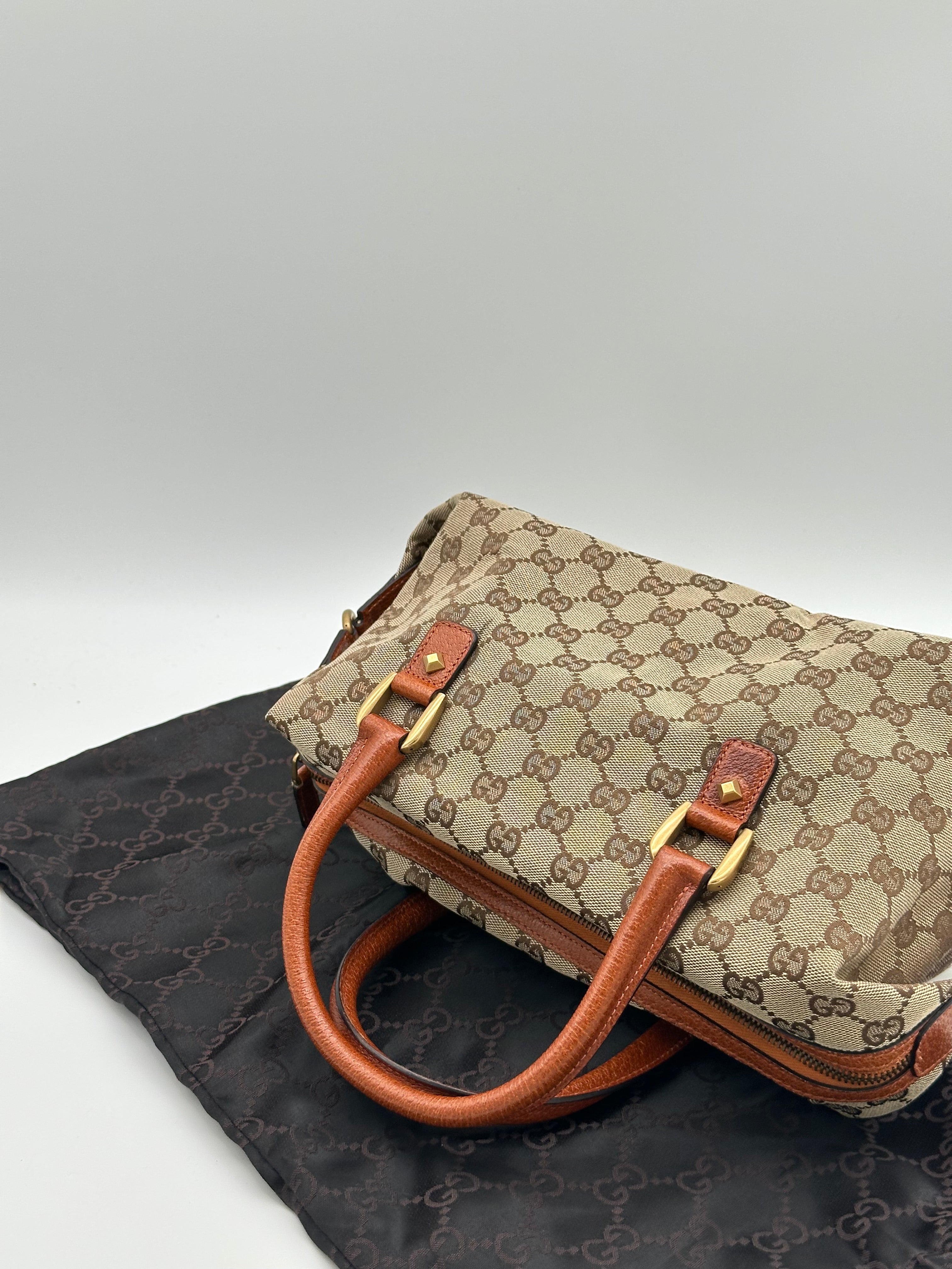 Gucci Canvas Top Handle