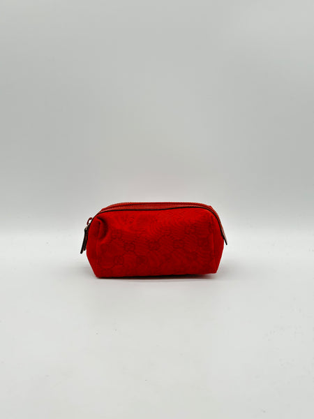 Pre-loved Gucci GG Cosmetic Pouch | Pepper Luxury Vintage