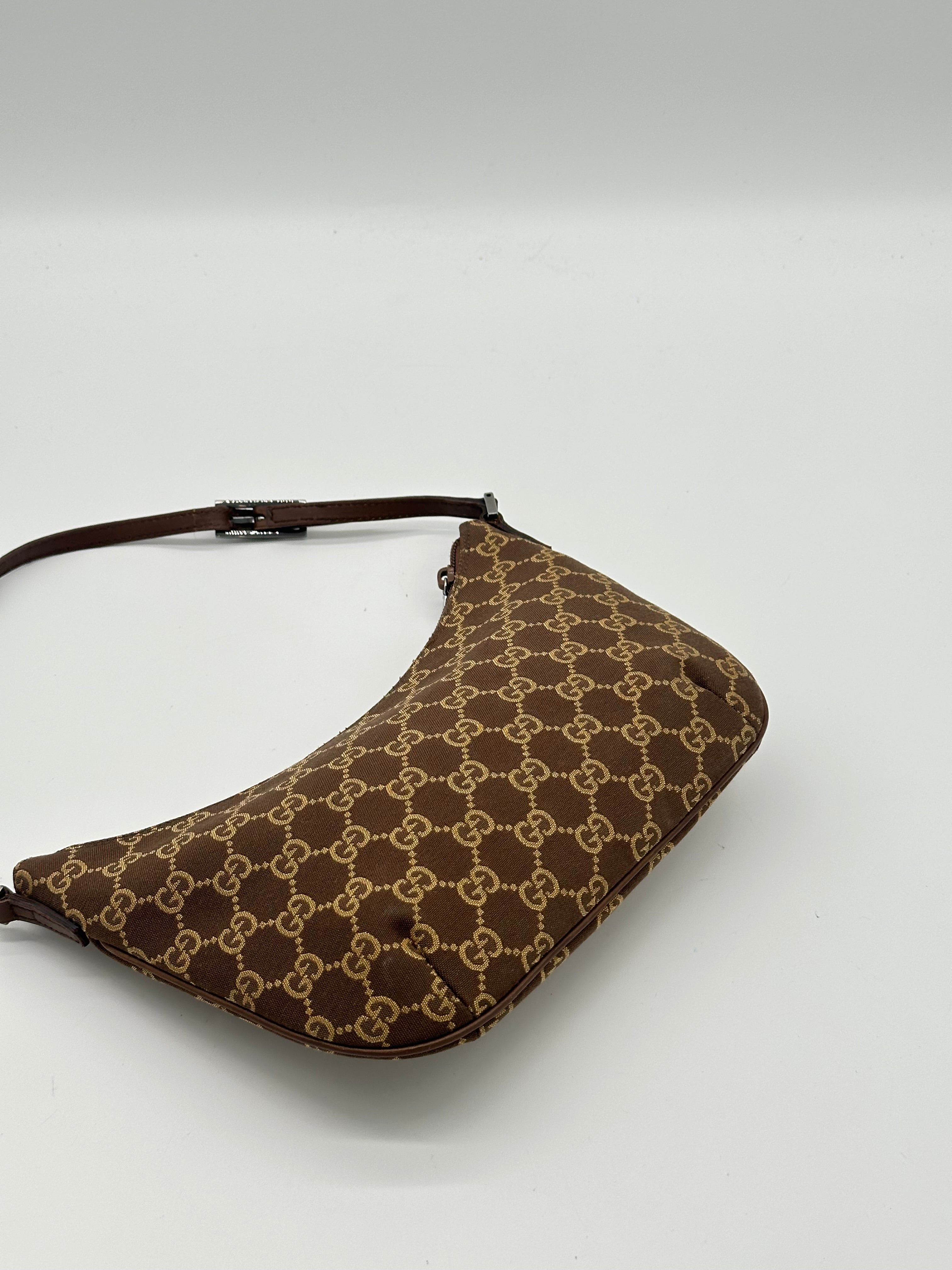 Gucci Canvas Baguette