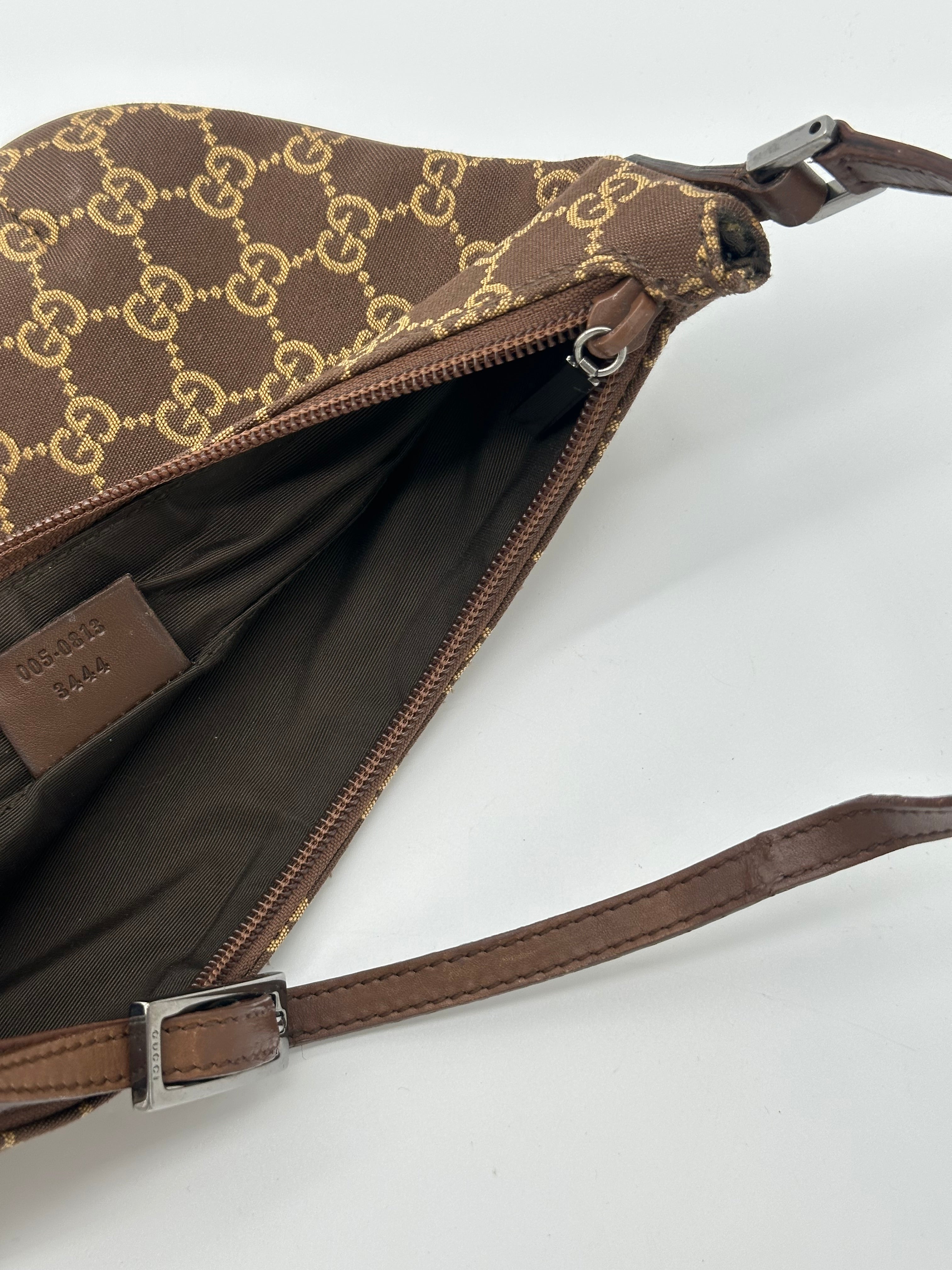 Gucci Canvas Baguette