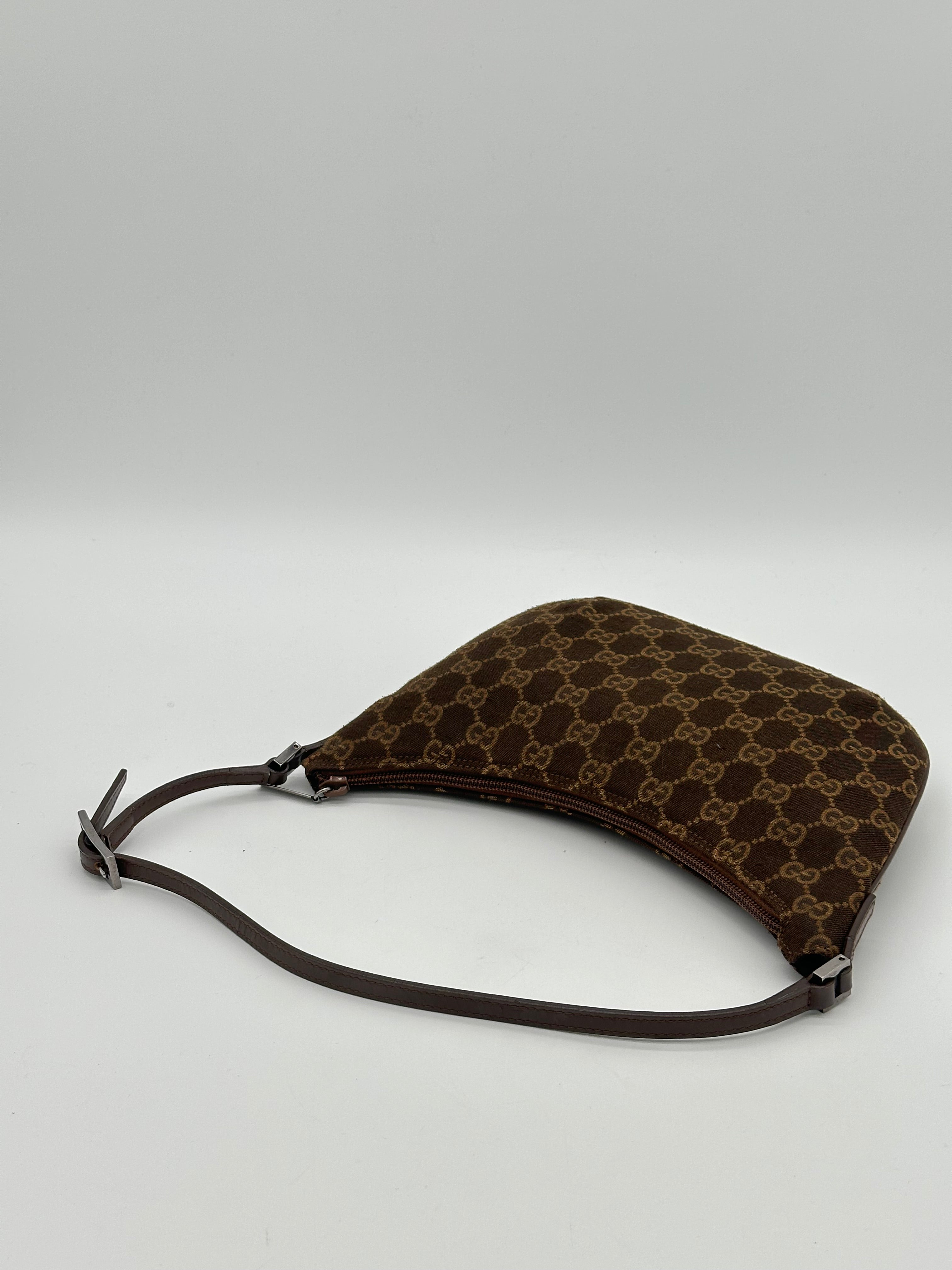 Gucci Canvas Baguette