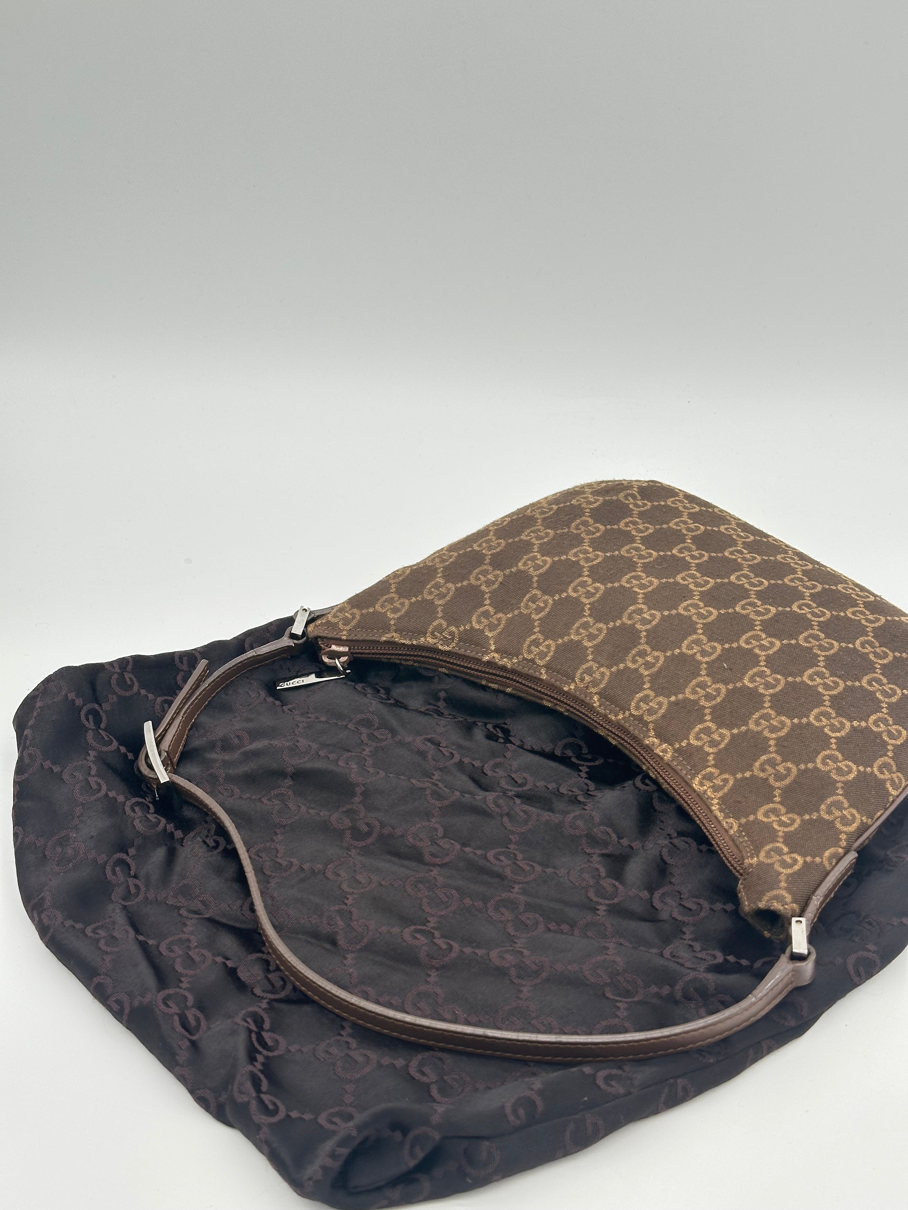 Gucci Canvas Baguette