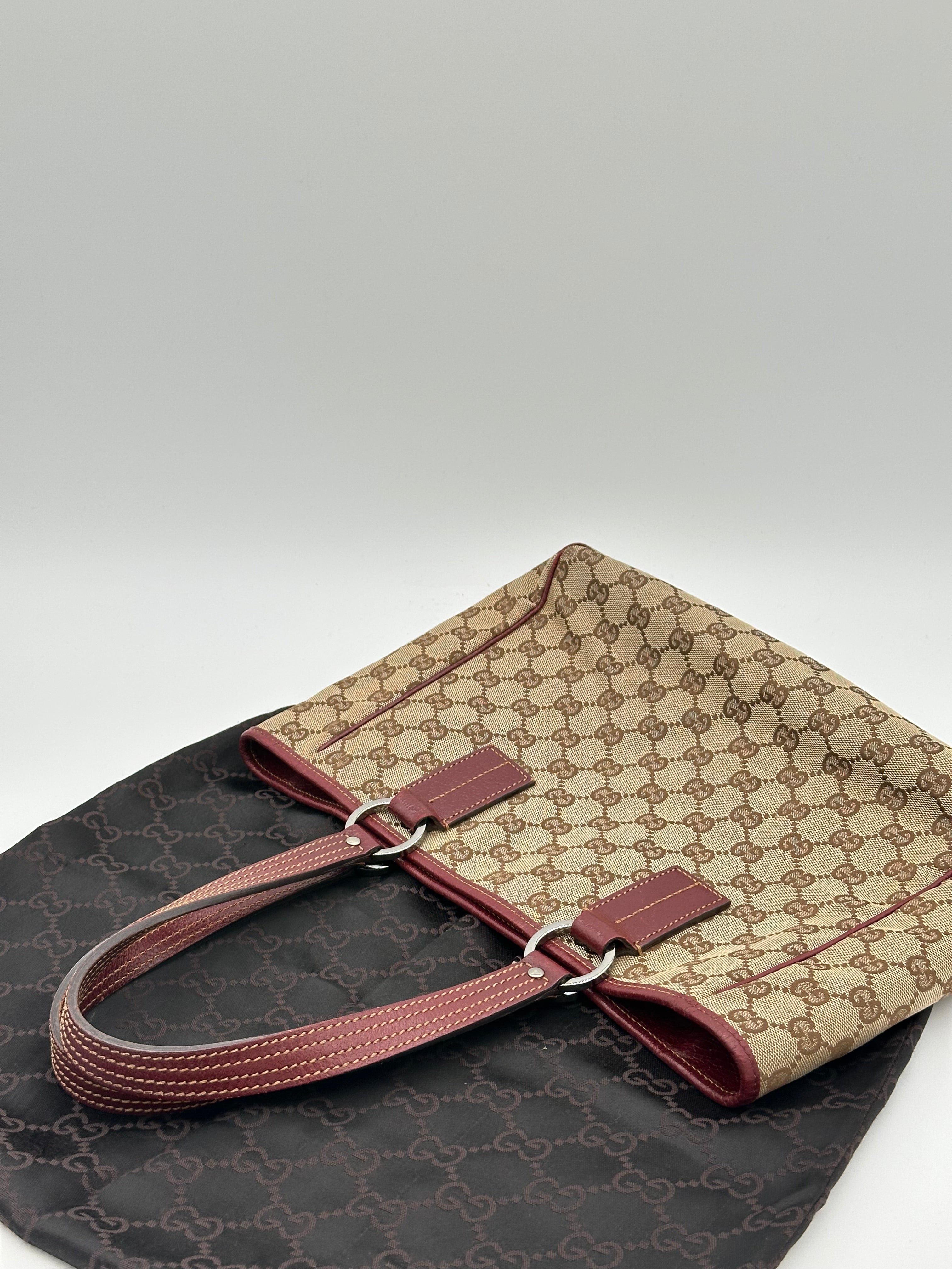 Gucci Canvas Tote Bag