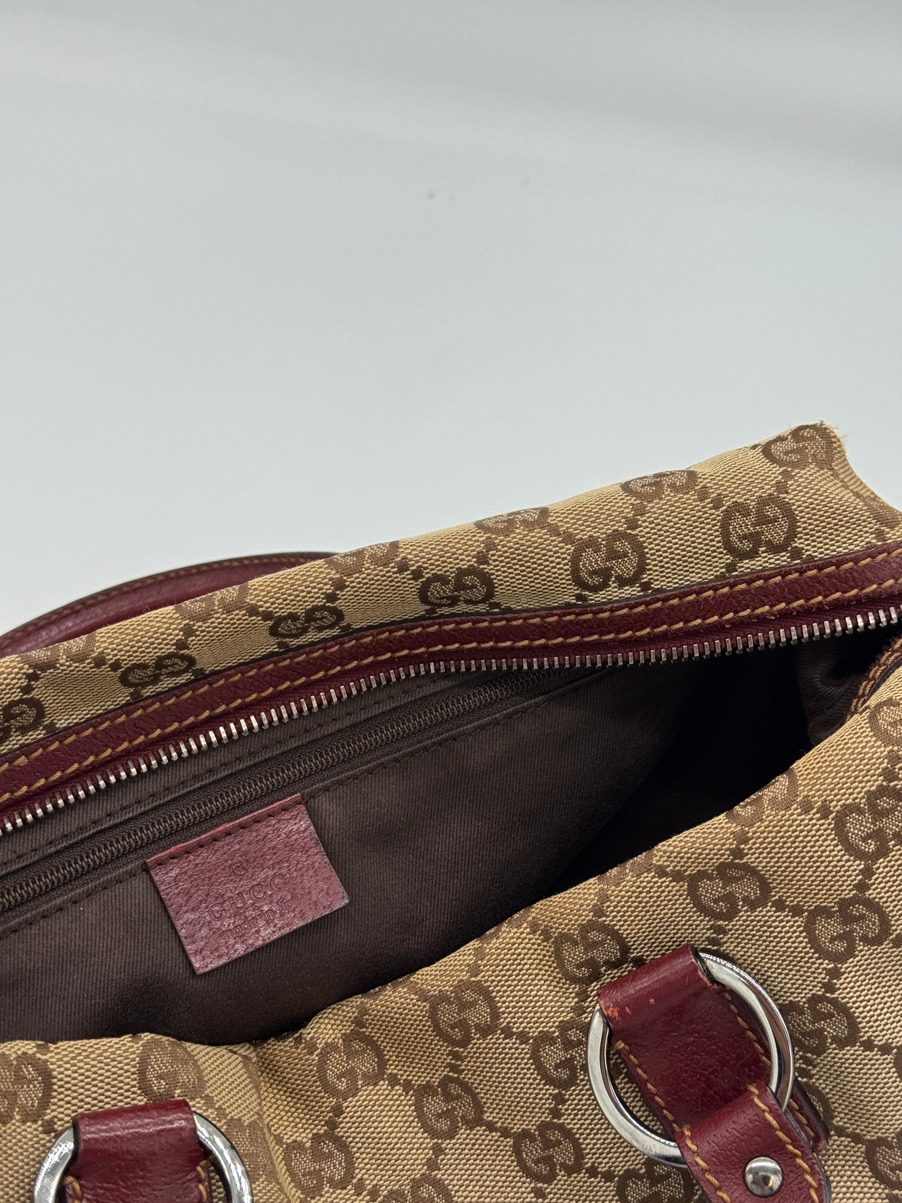 Gucci Canvas Top Handle