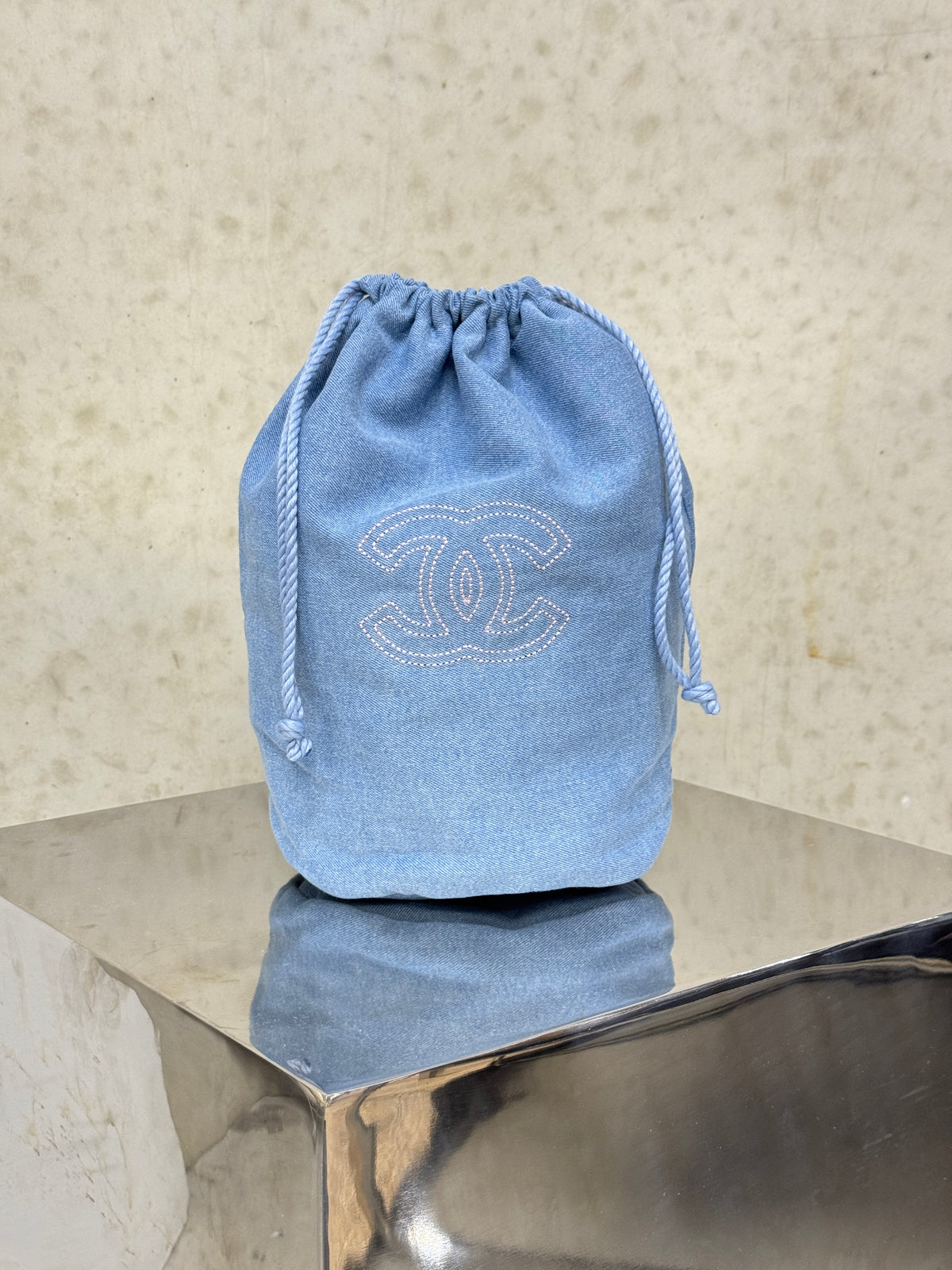 Chanel Denim Pouch