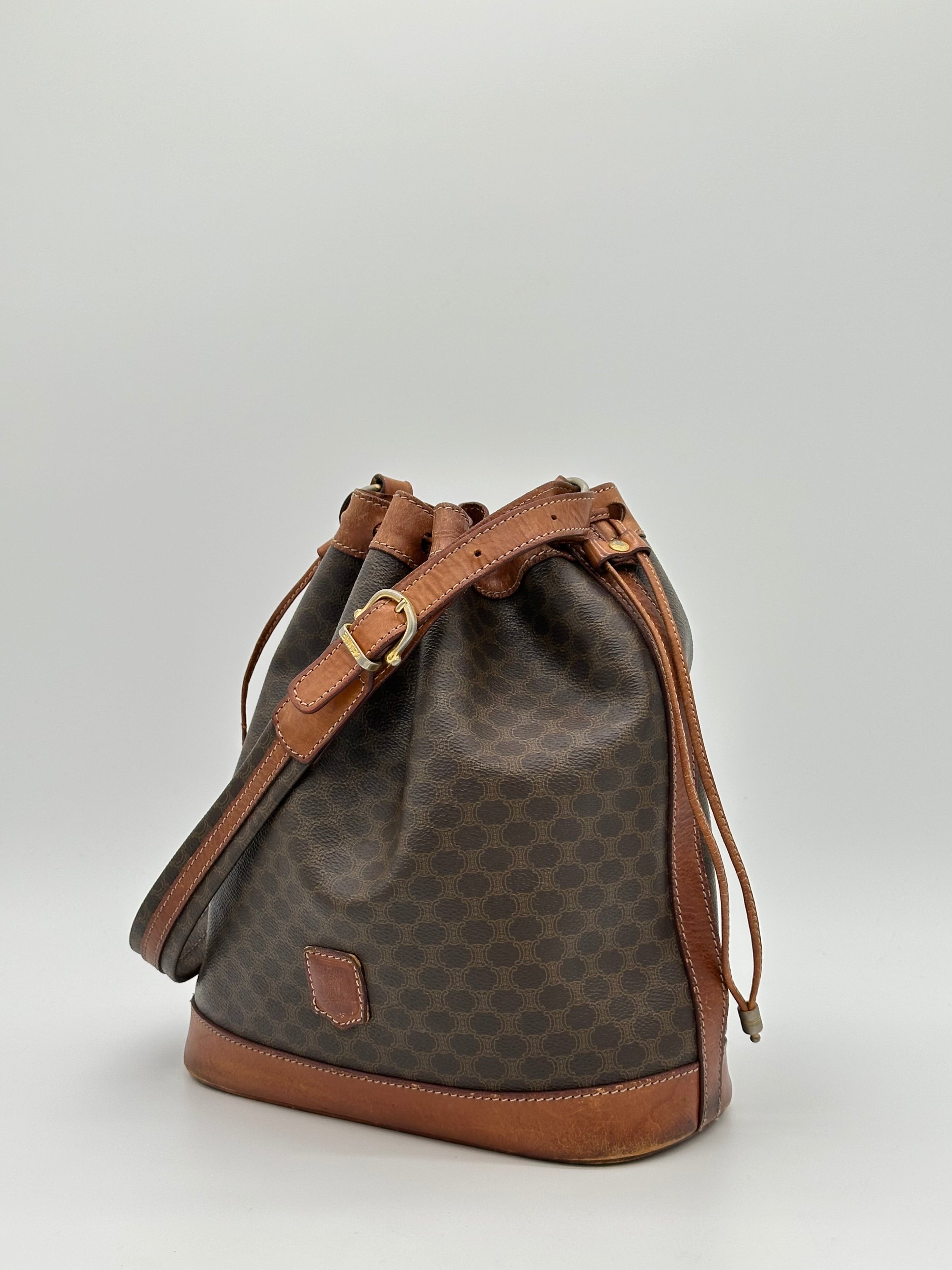 Céline Macadam Bucket Bag