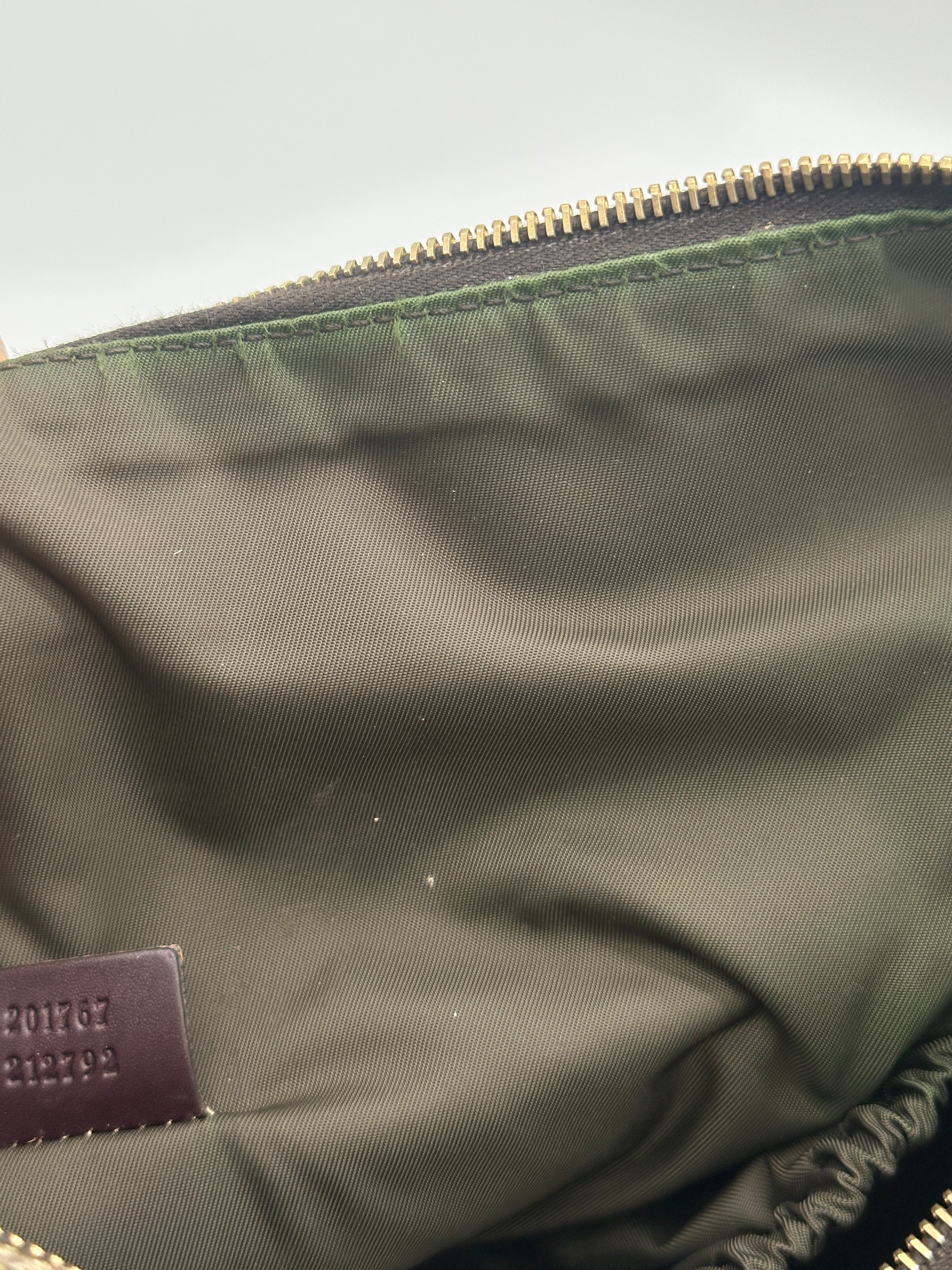 Gucci Canvas Diaper Bag