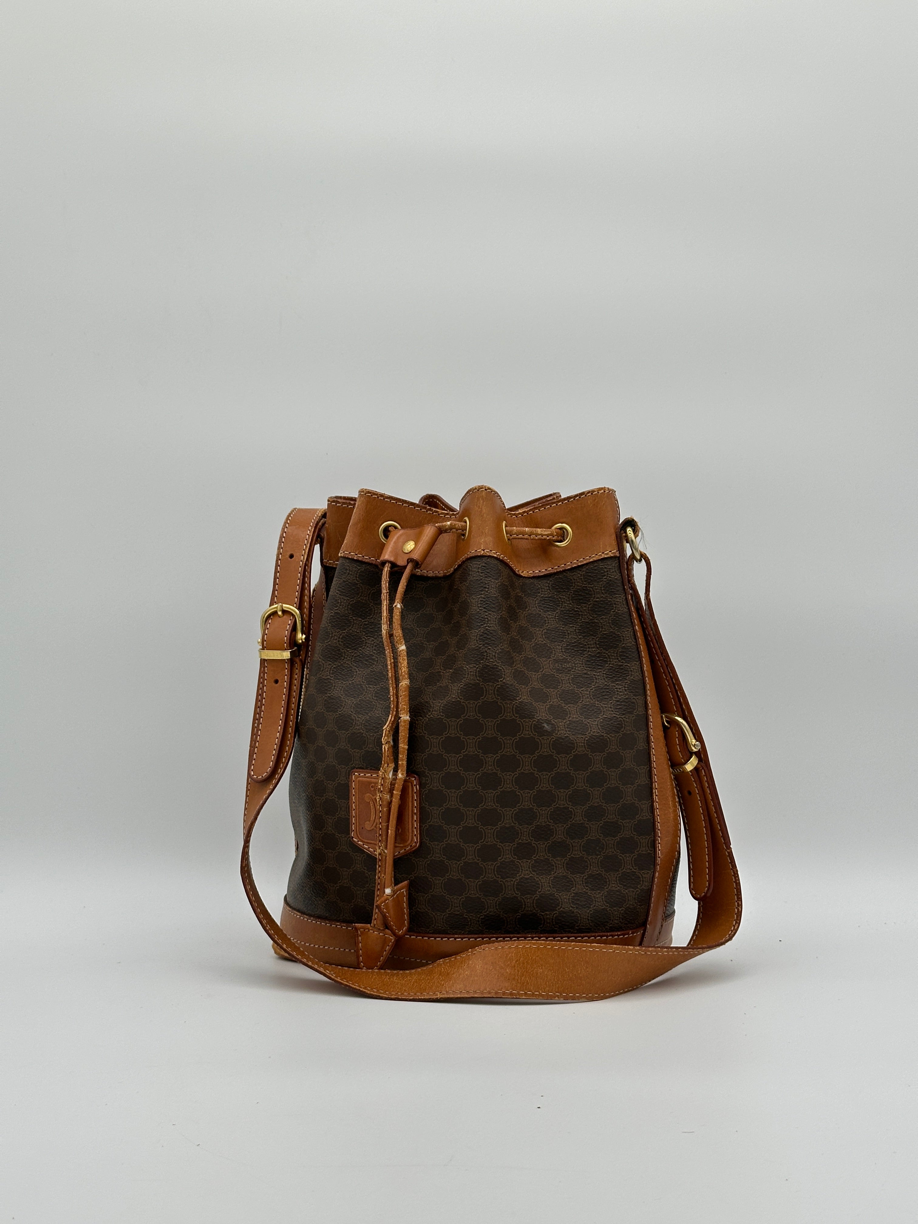 Céline Macadam Bucket Bag