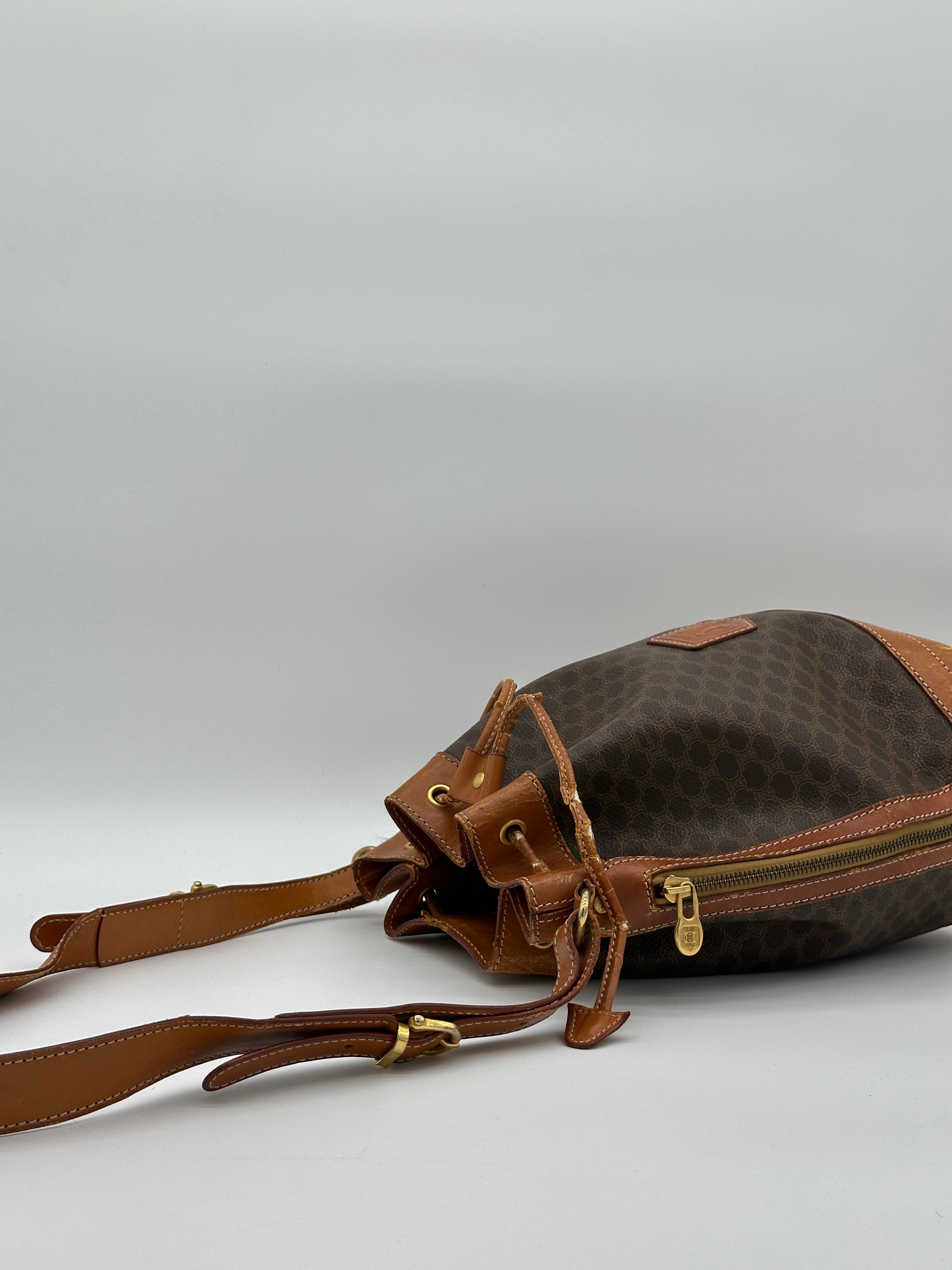 Céline Macadam Bucket Bag