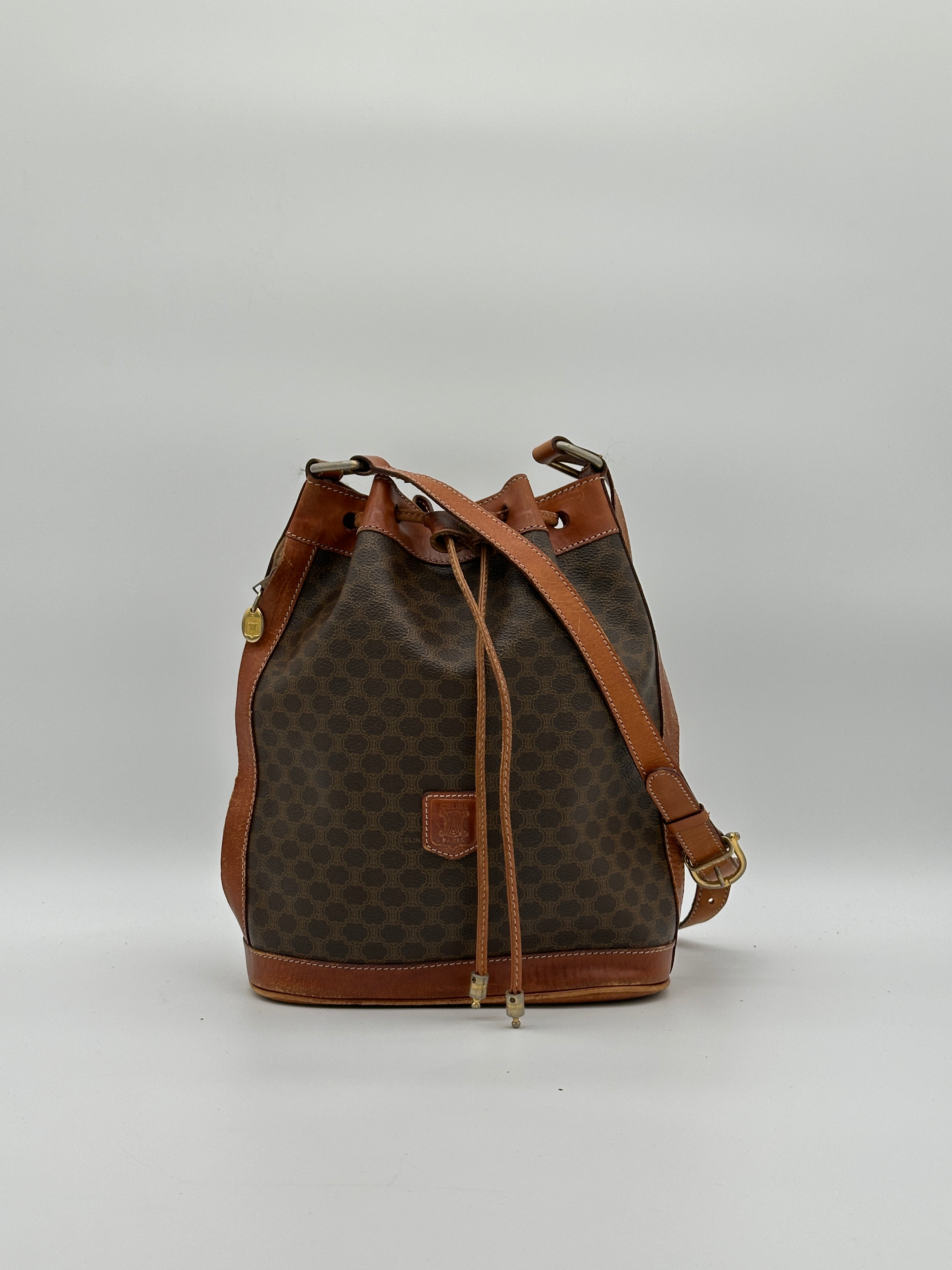 Céline Macadam Bucket Bag