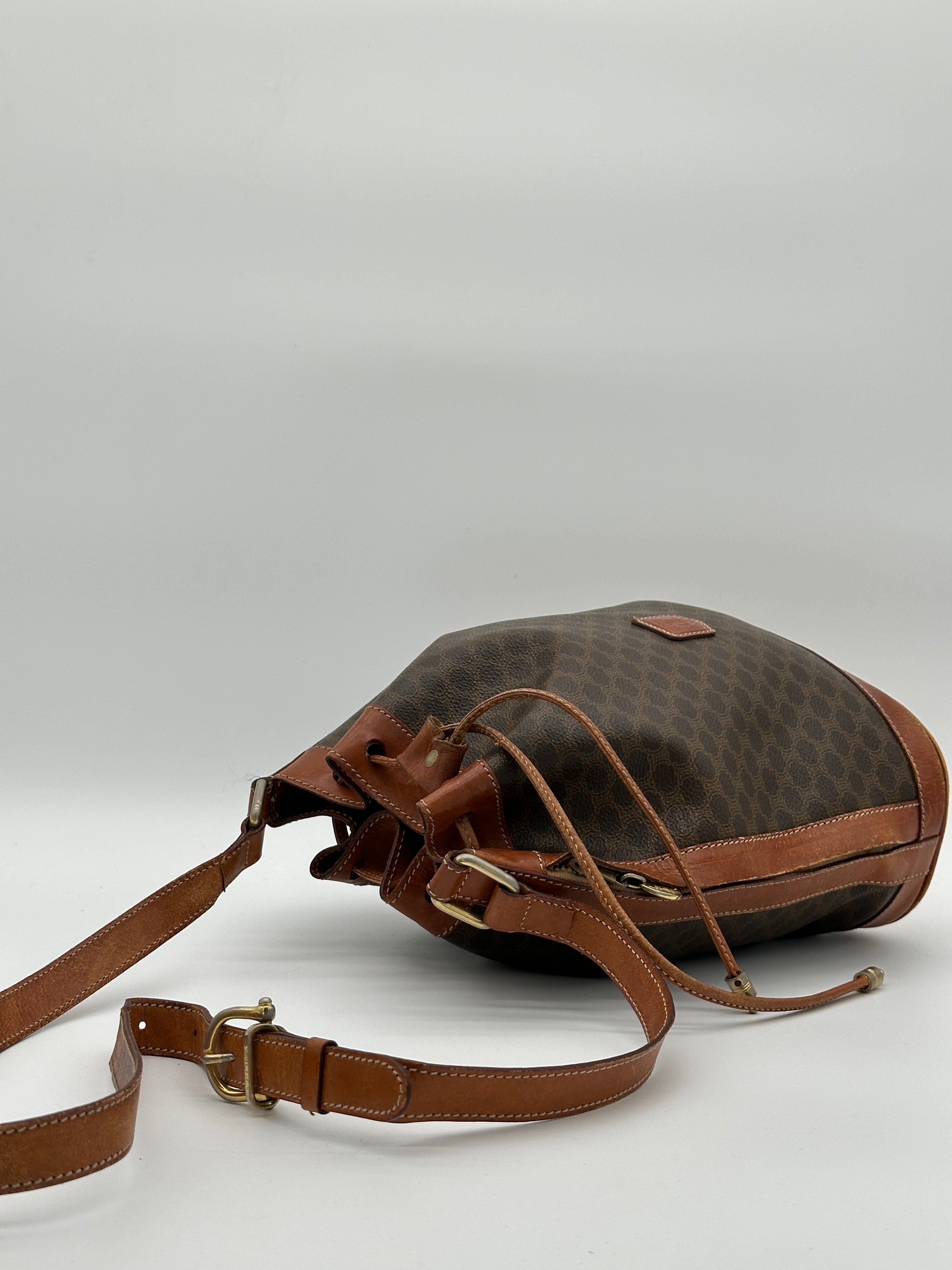 Céline Macadam Bucket Bag