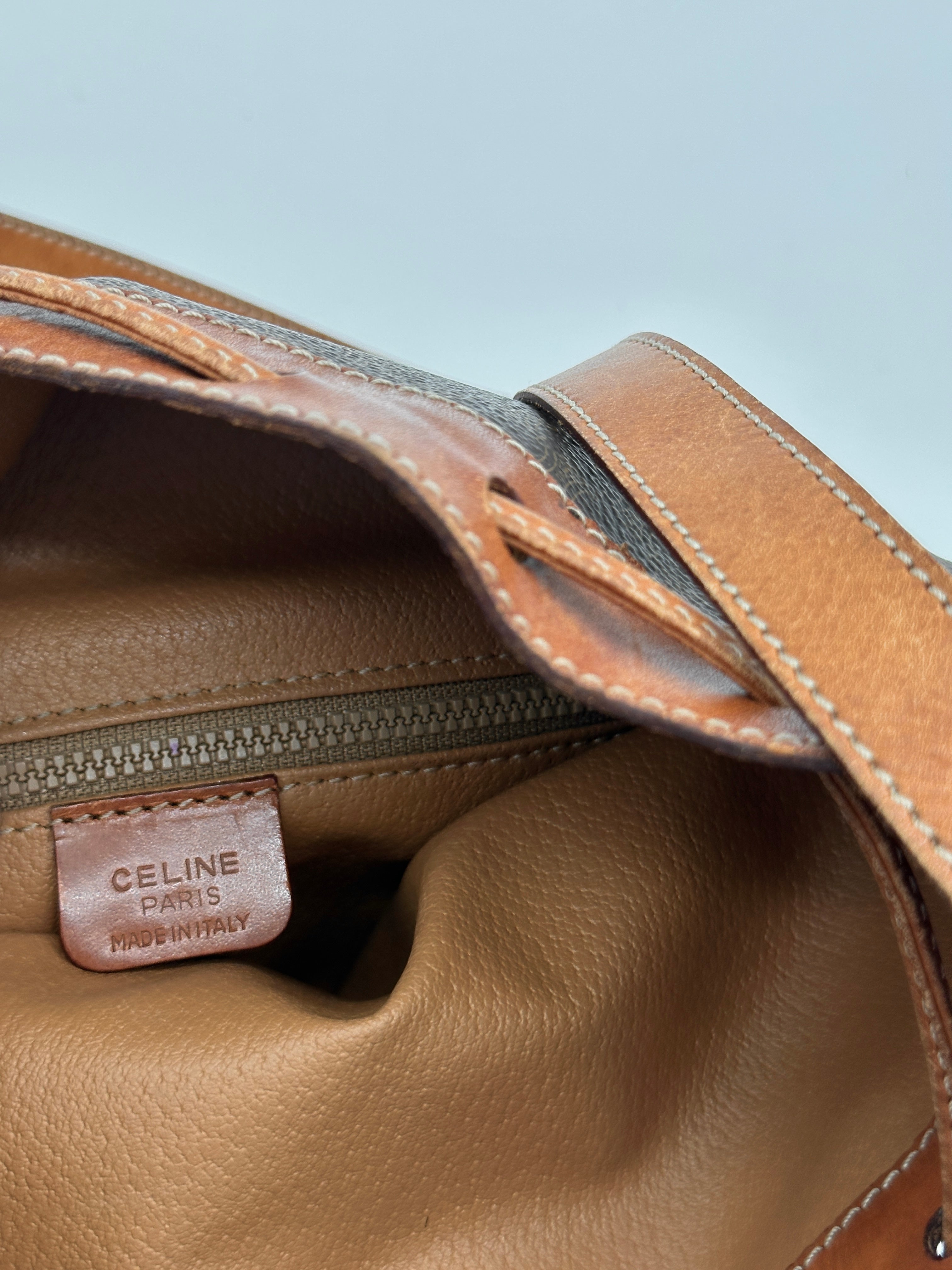 Céline Macadam Bucket Bag