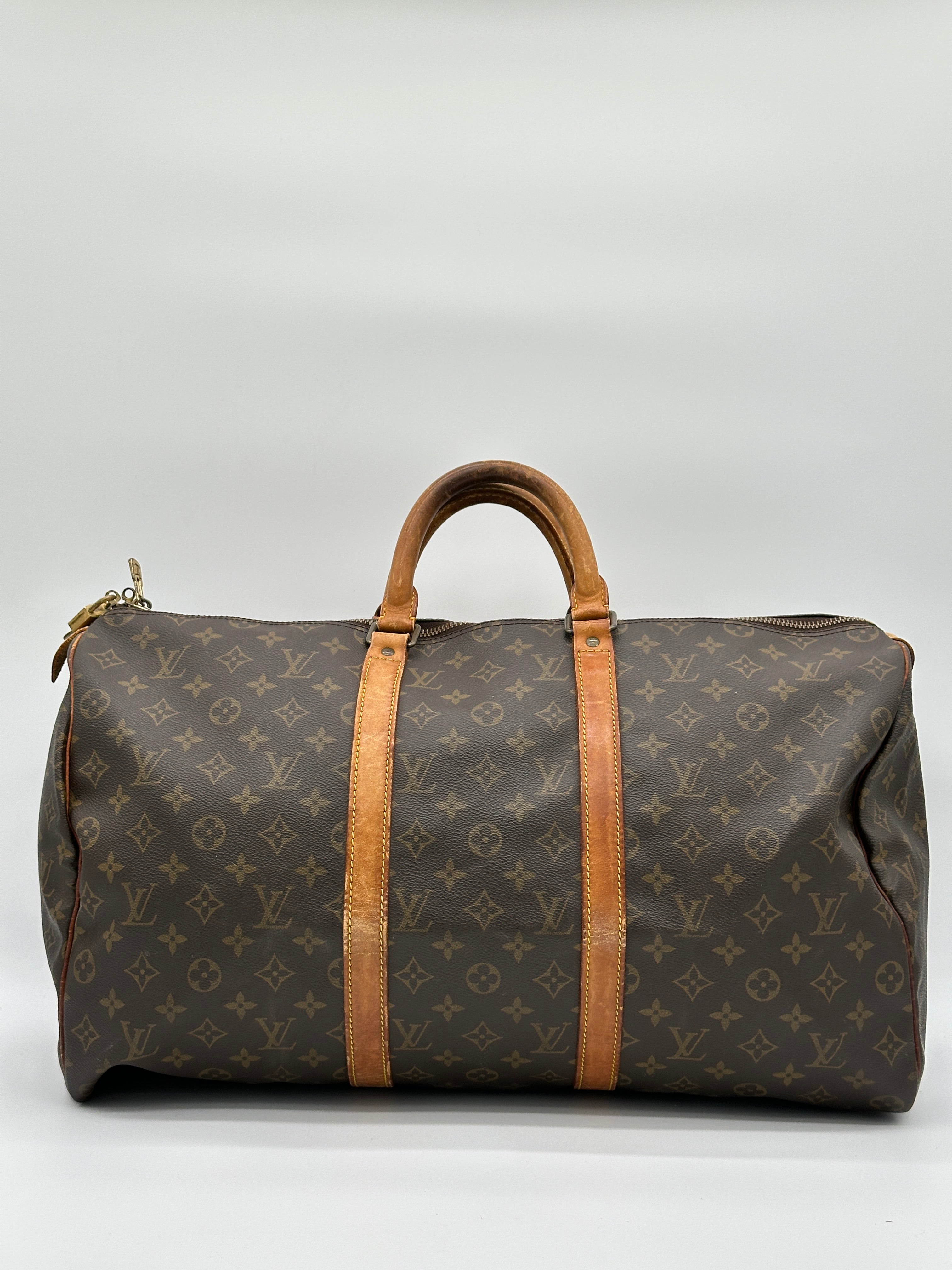 Pre-loved Louis Vuitton Keepall 50 | Pepper Luxury Vintage