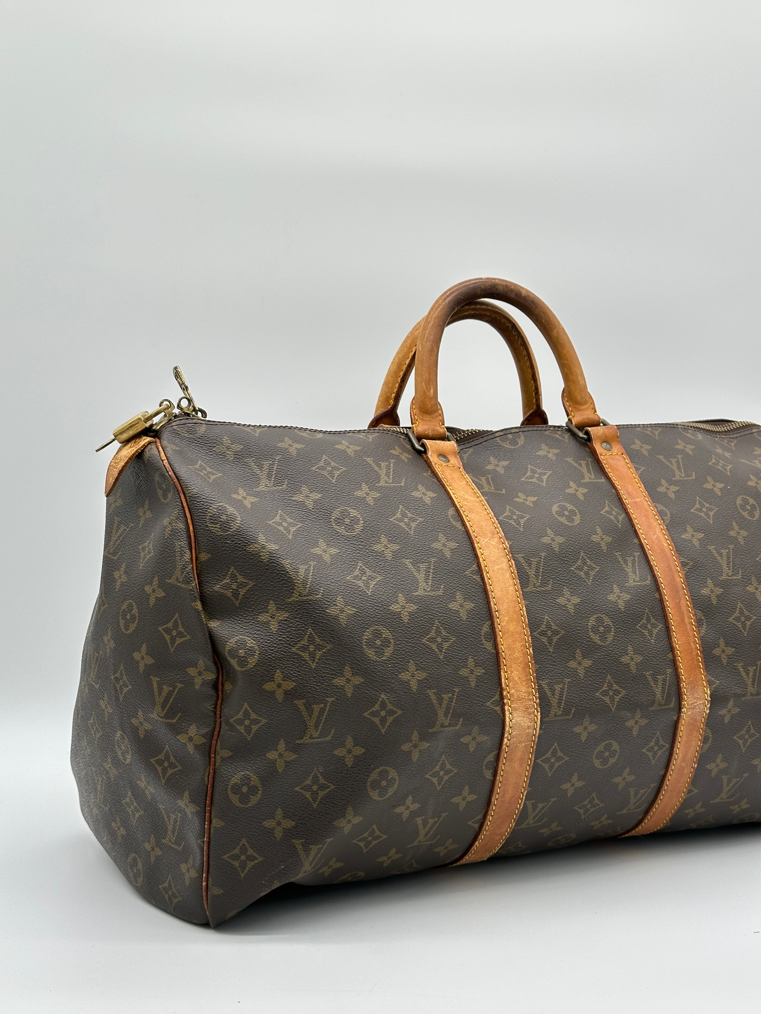 Pre-loved Louis Vuitton Keepall 50 | Pepper Luxury Vintage