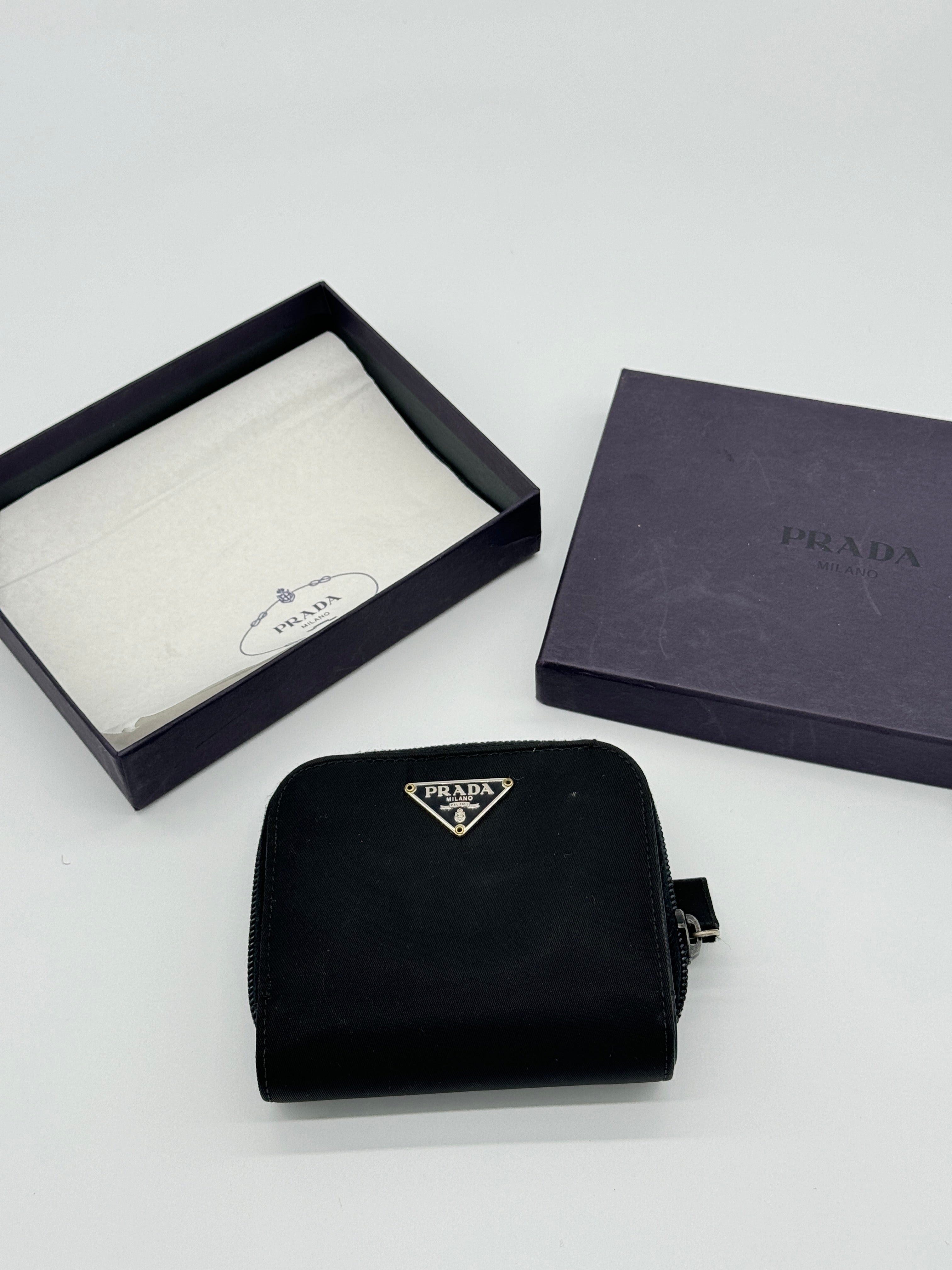 Prada Nylon Bifold Wallet