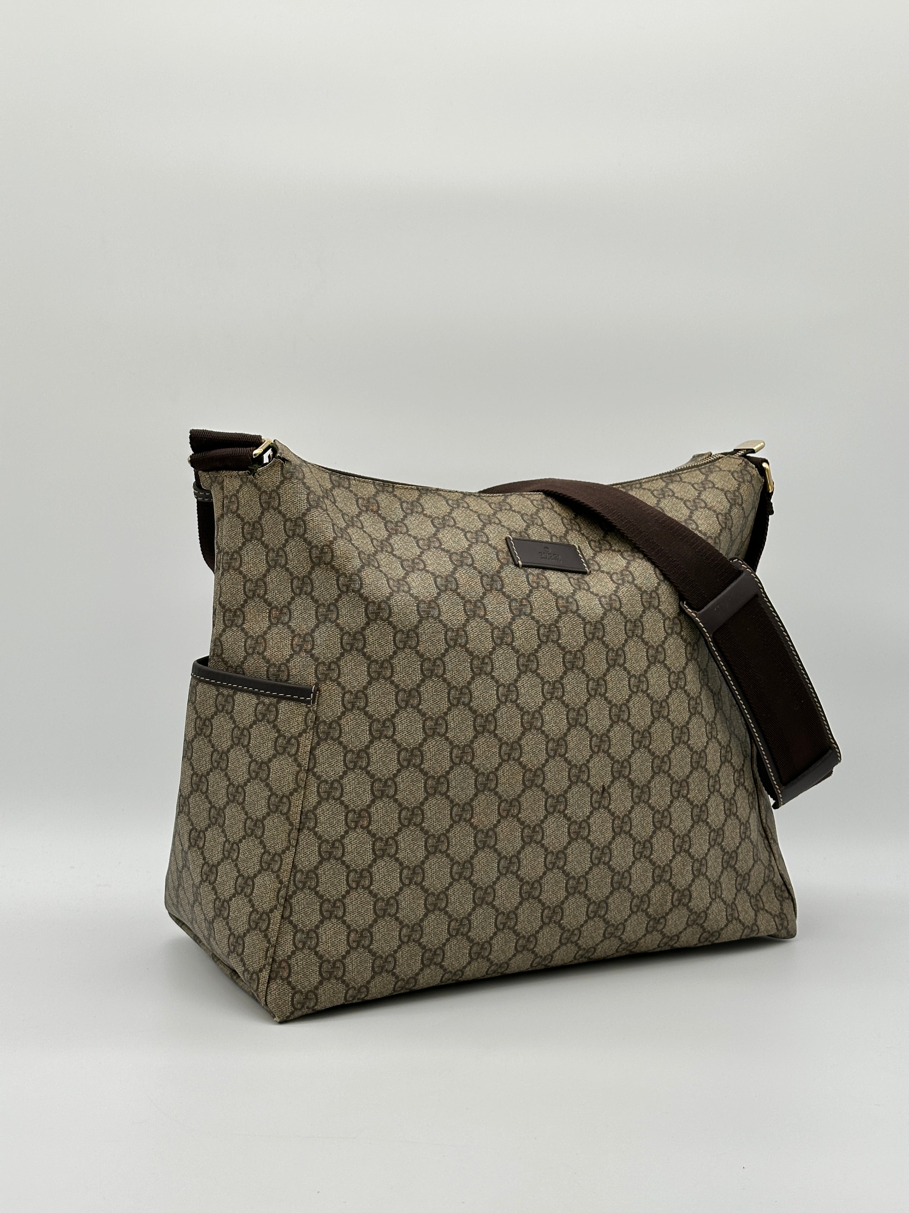 Gucci Canvas Diaper Bag