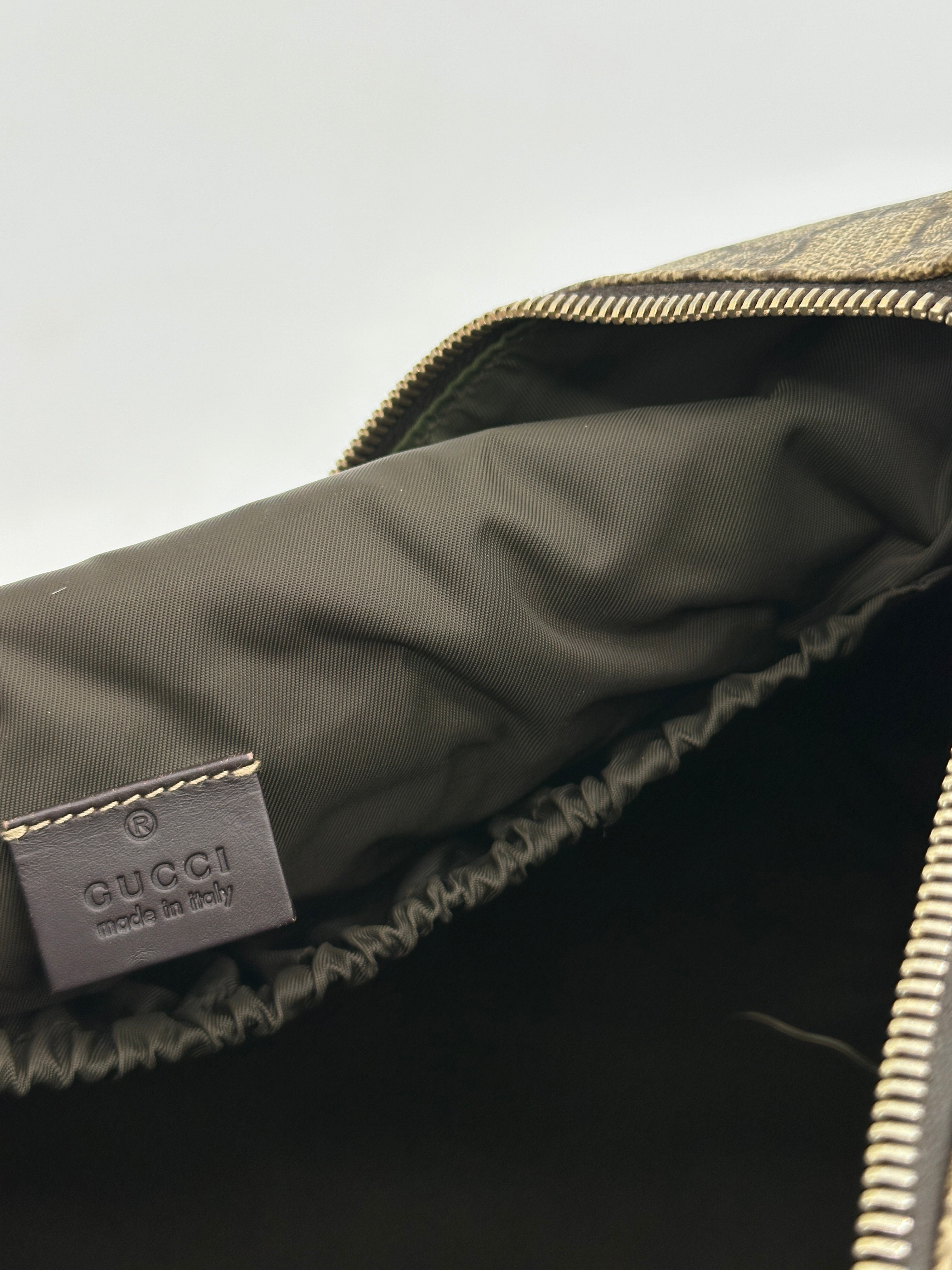 Gucci Canvas Diaper Bag