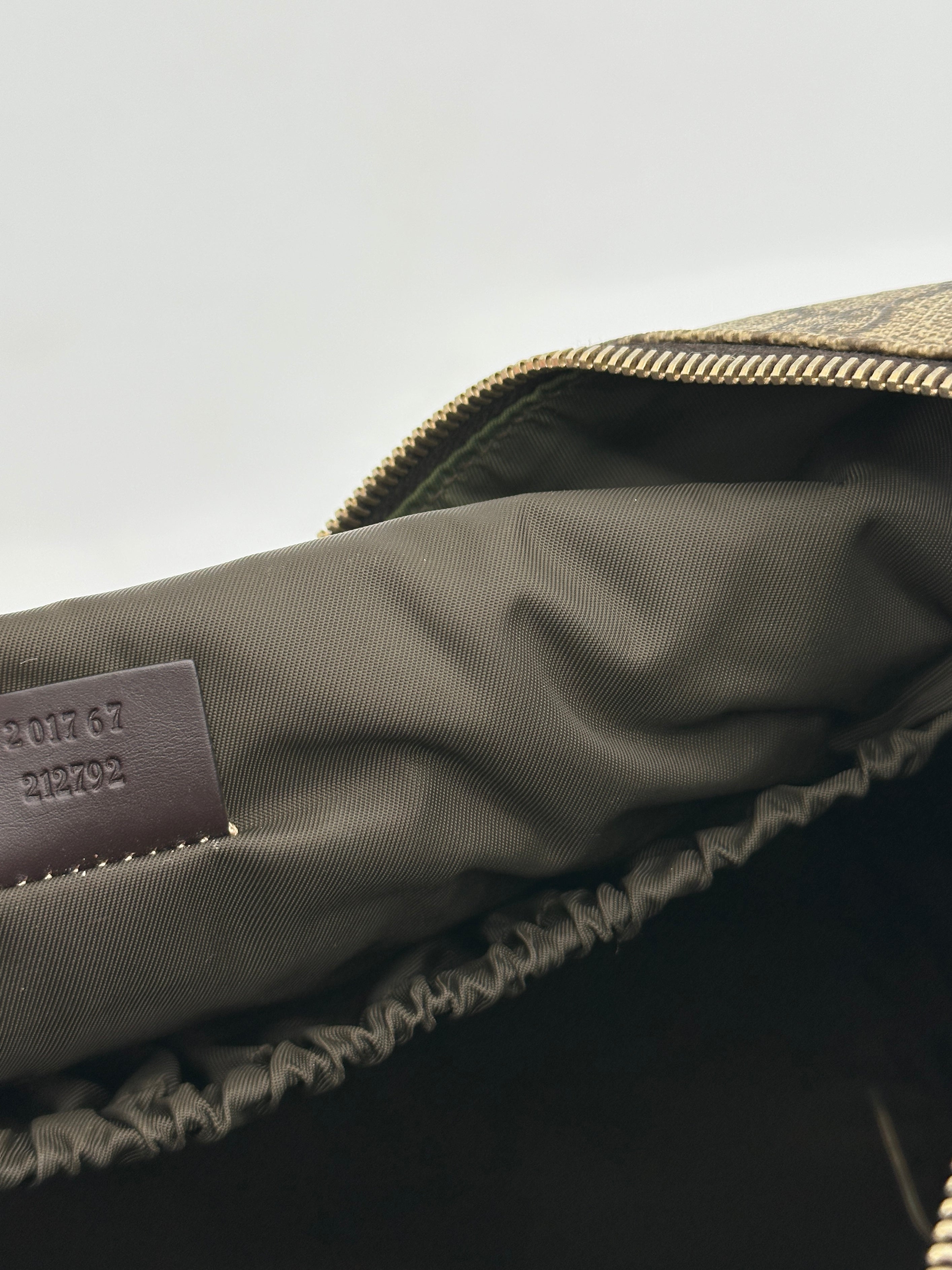 Gucci Canvas Diaper Bag