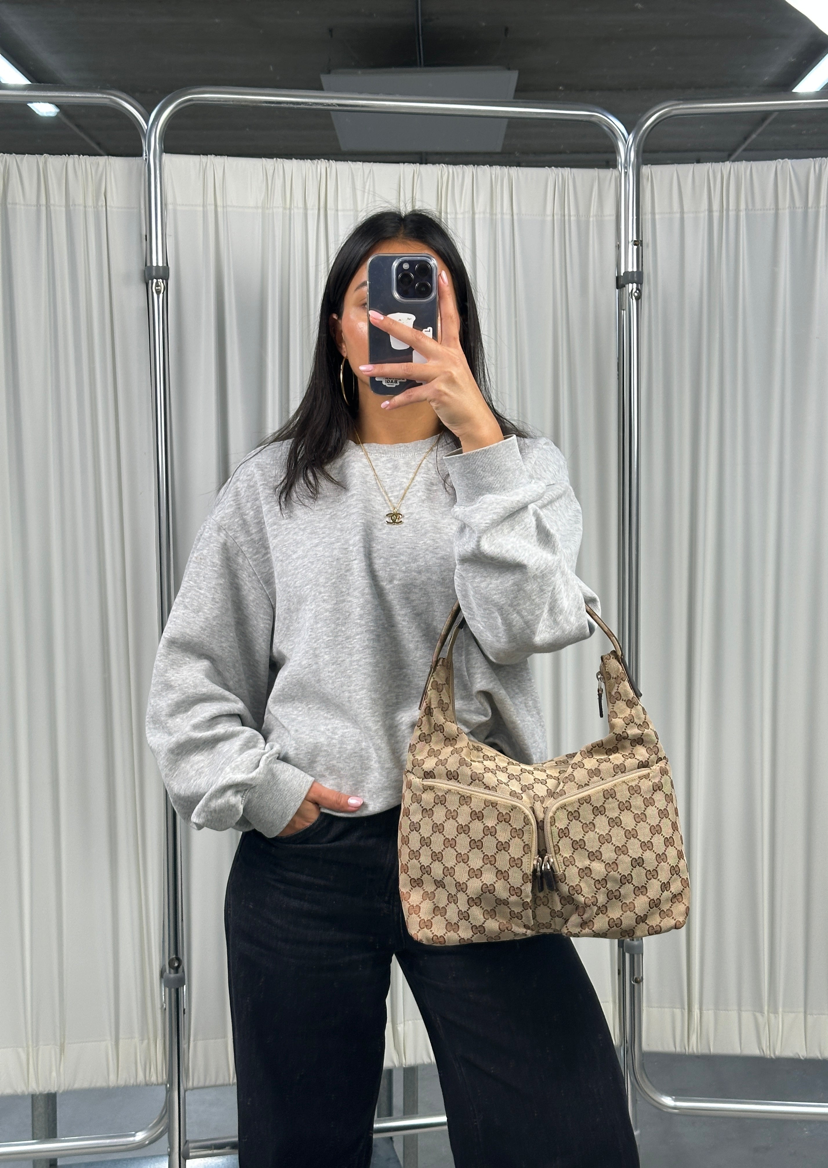Gucci Double Pocket Hobo