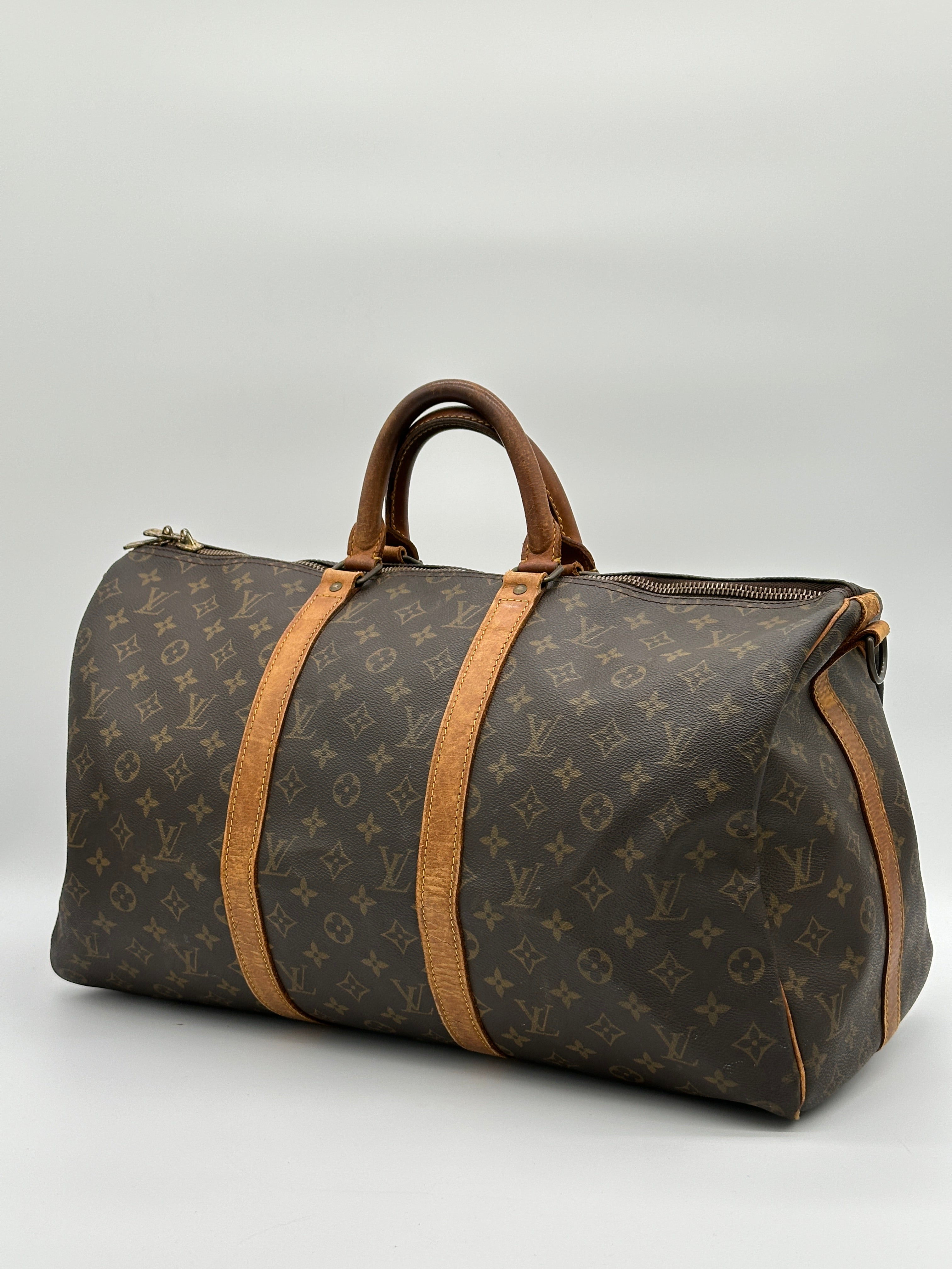 Pre-loved Louis Vuitton Keepall Bandouliere 50 | Pepper Luxury Vintage