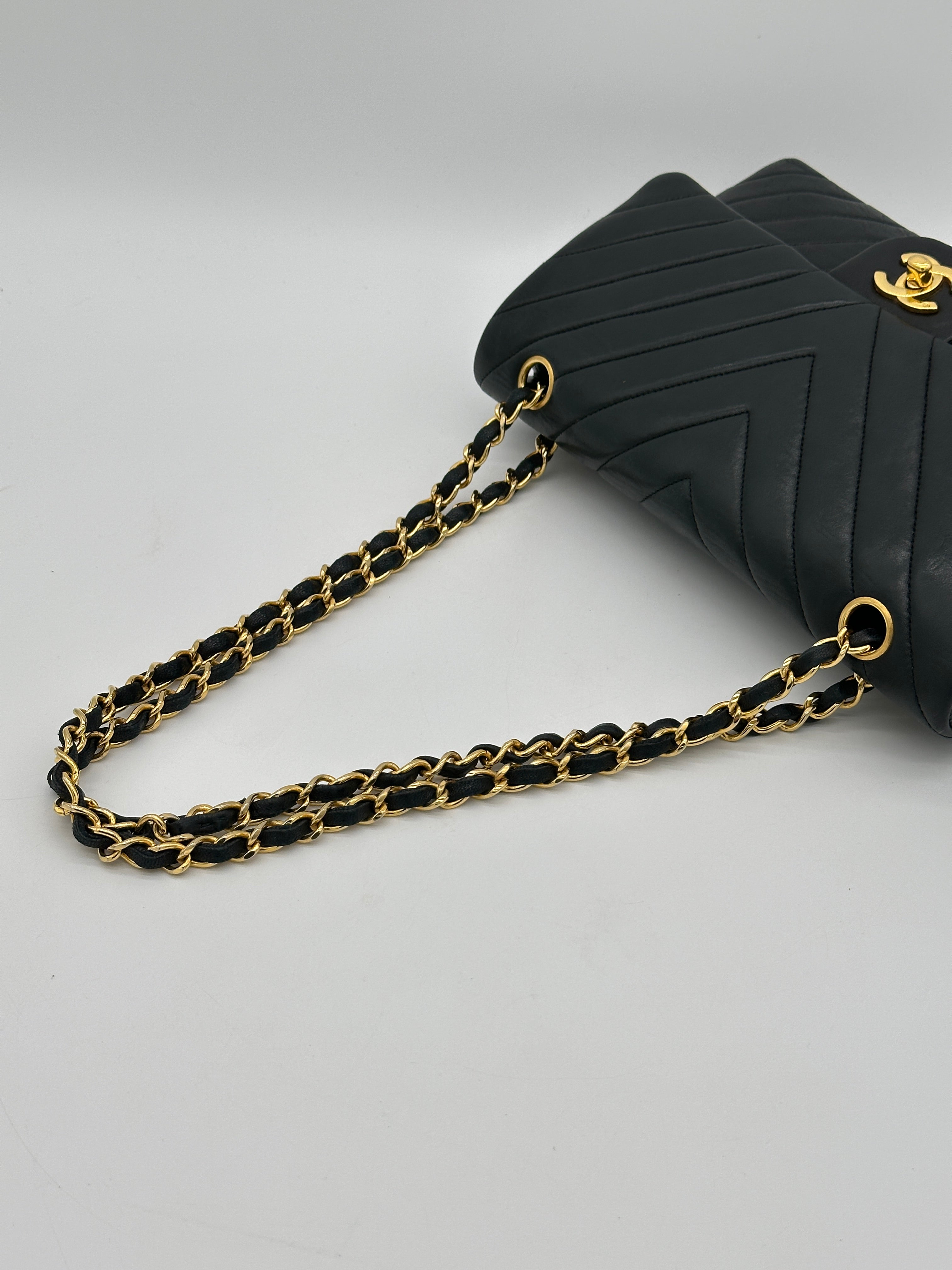 Chanel Classic Double Flap Chevron