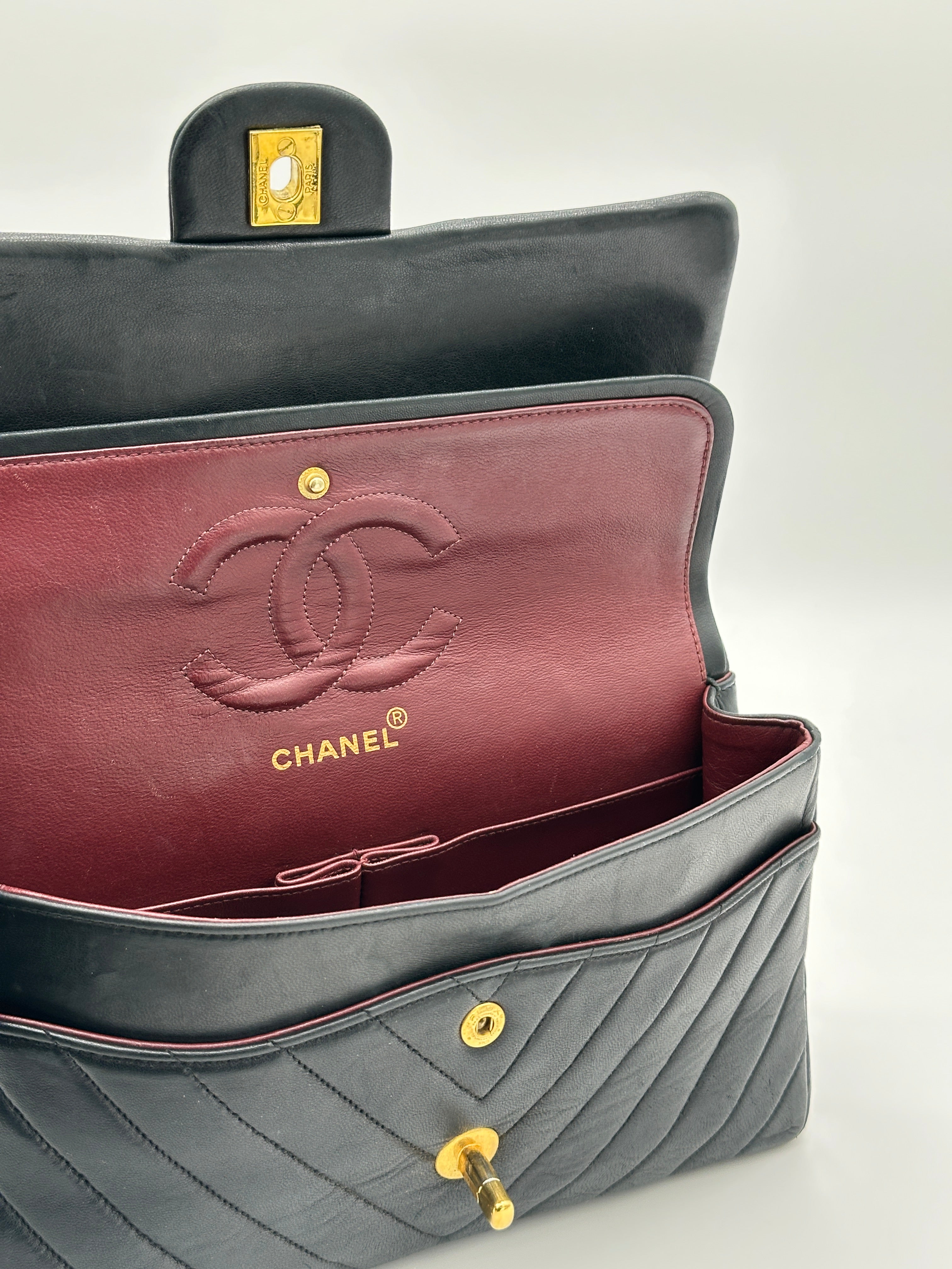 Chanel Classic Double Flap Chevron