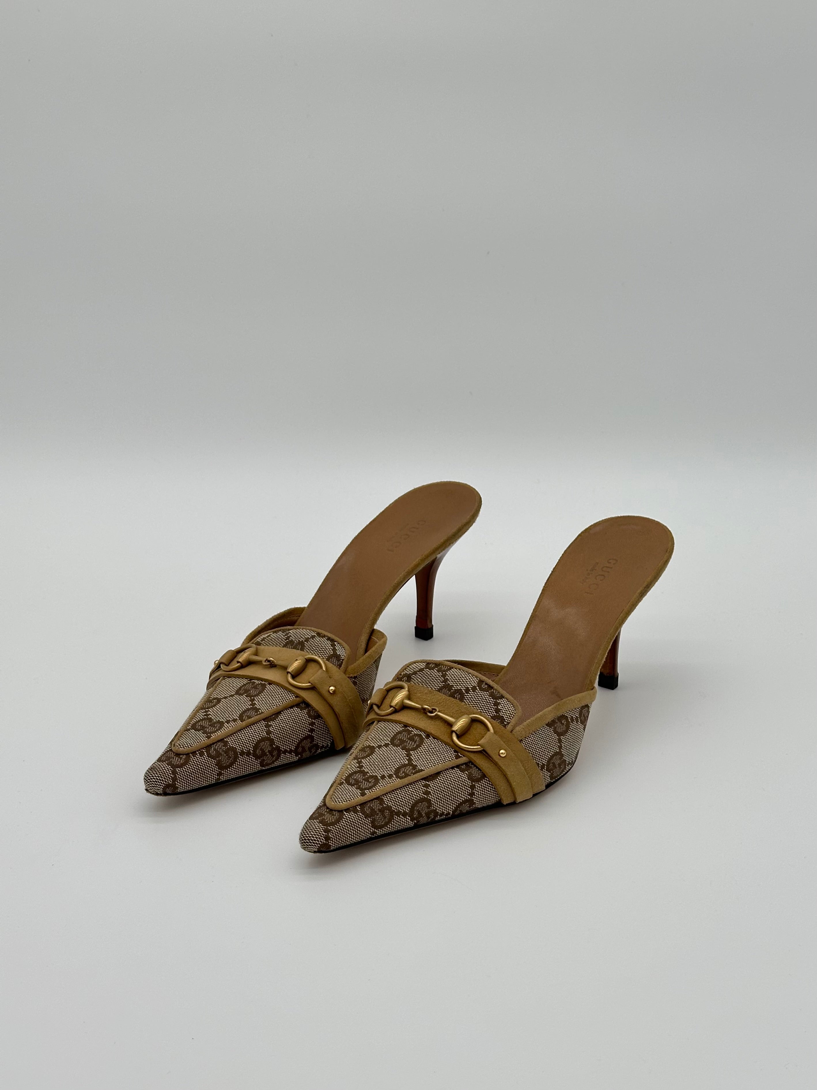 Gucci Scar Tess Heels