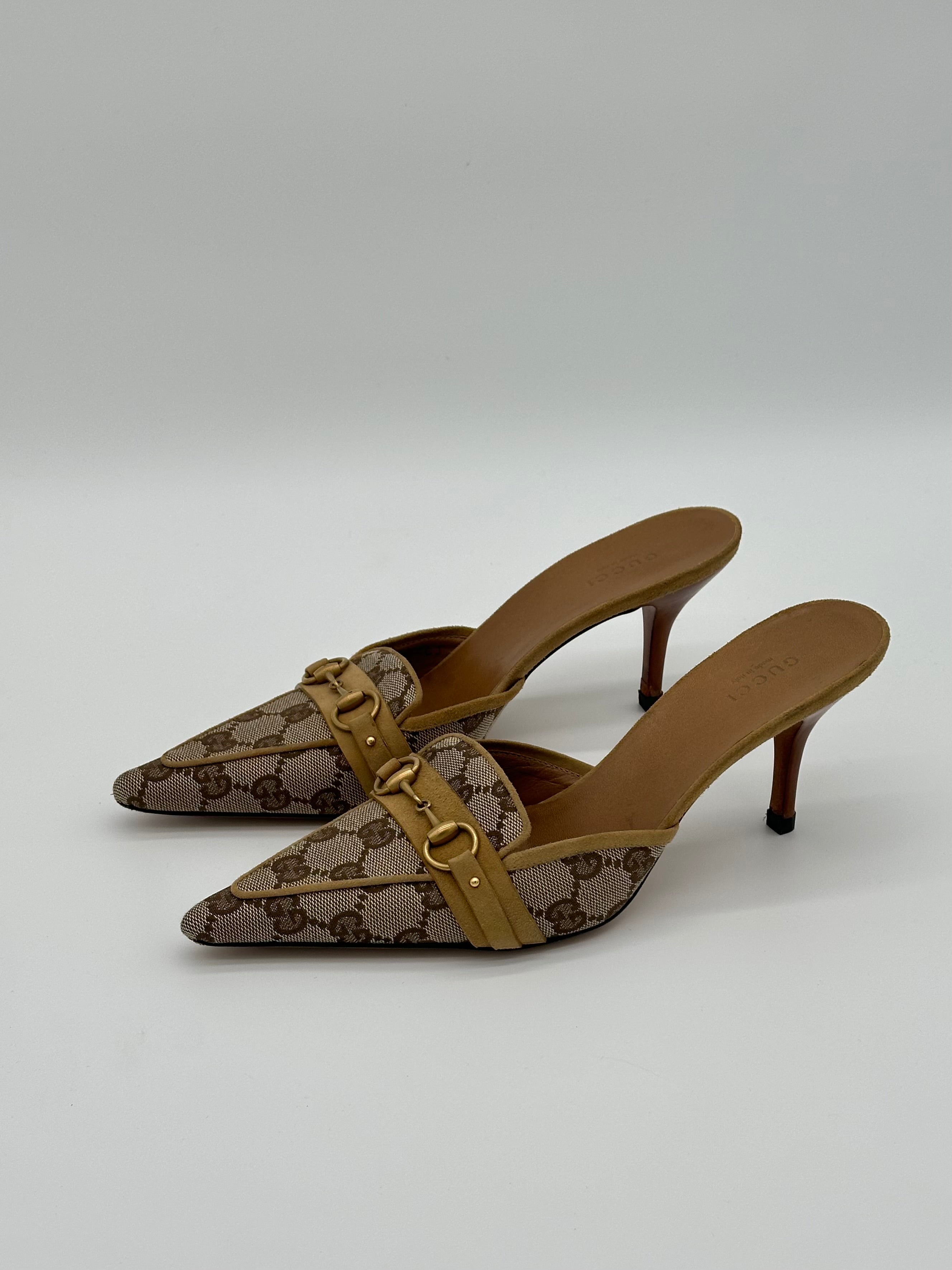Gucci Scar Tess Heels