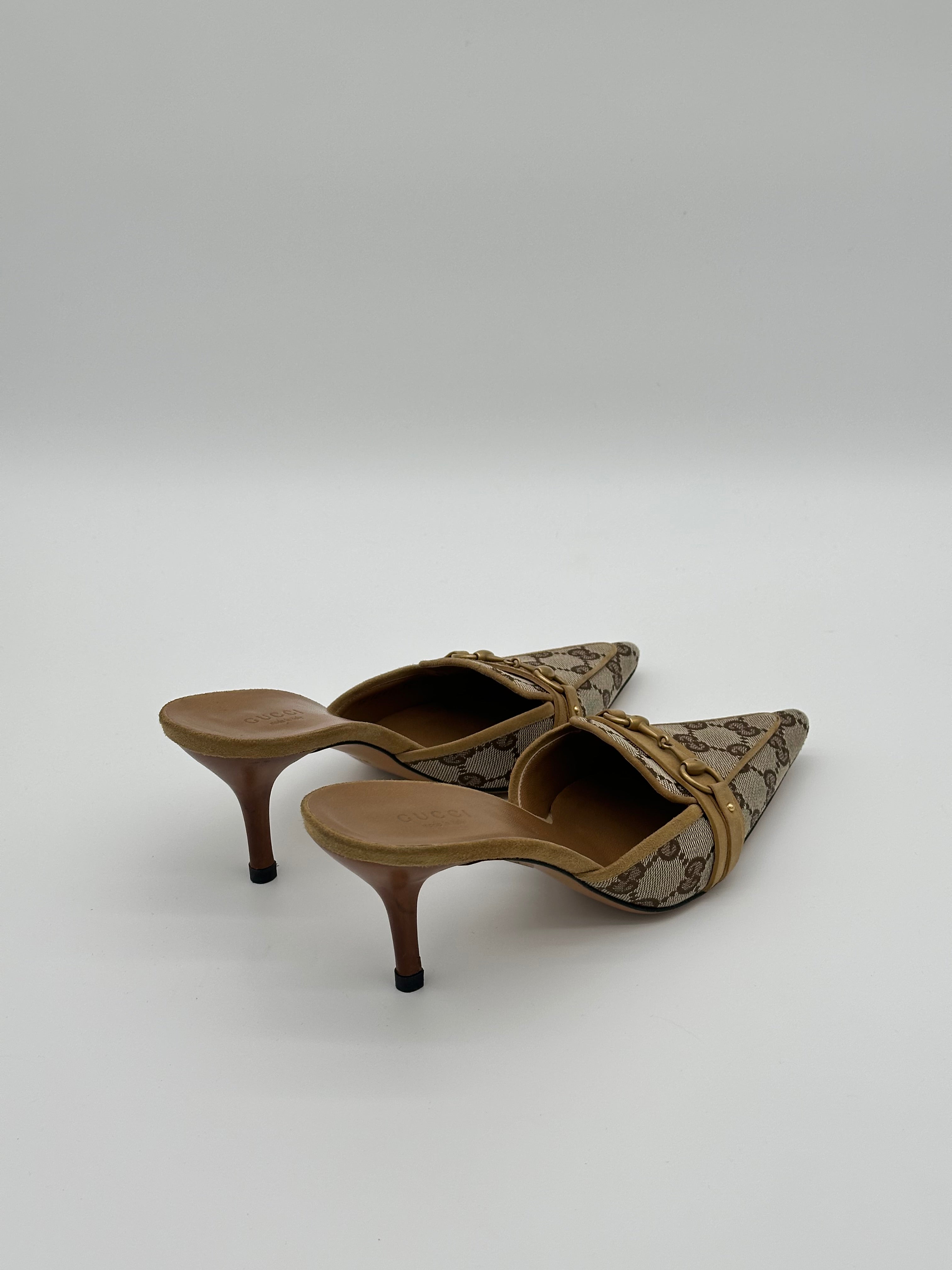 Gucci Scar Tess Heels