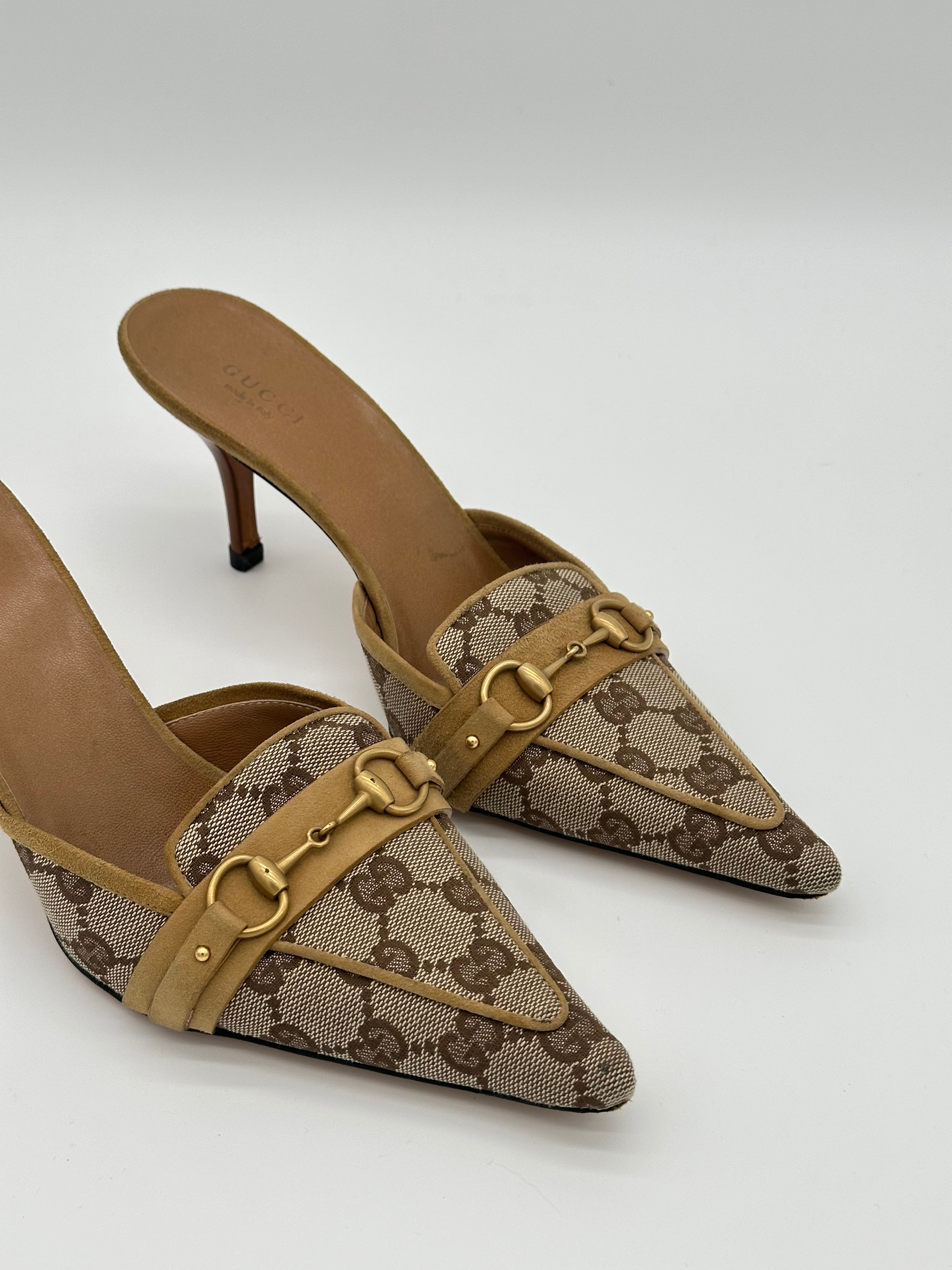 Gucci Scar Tess Heels