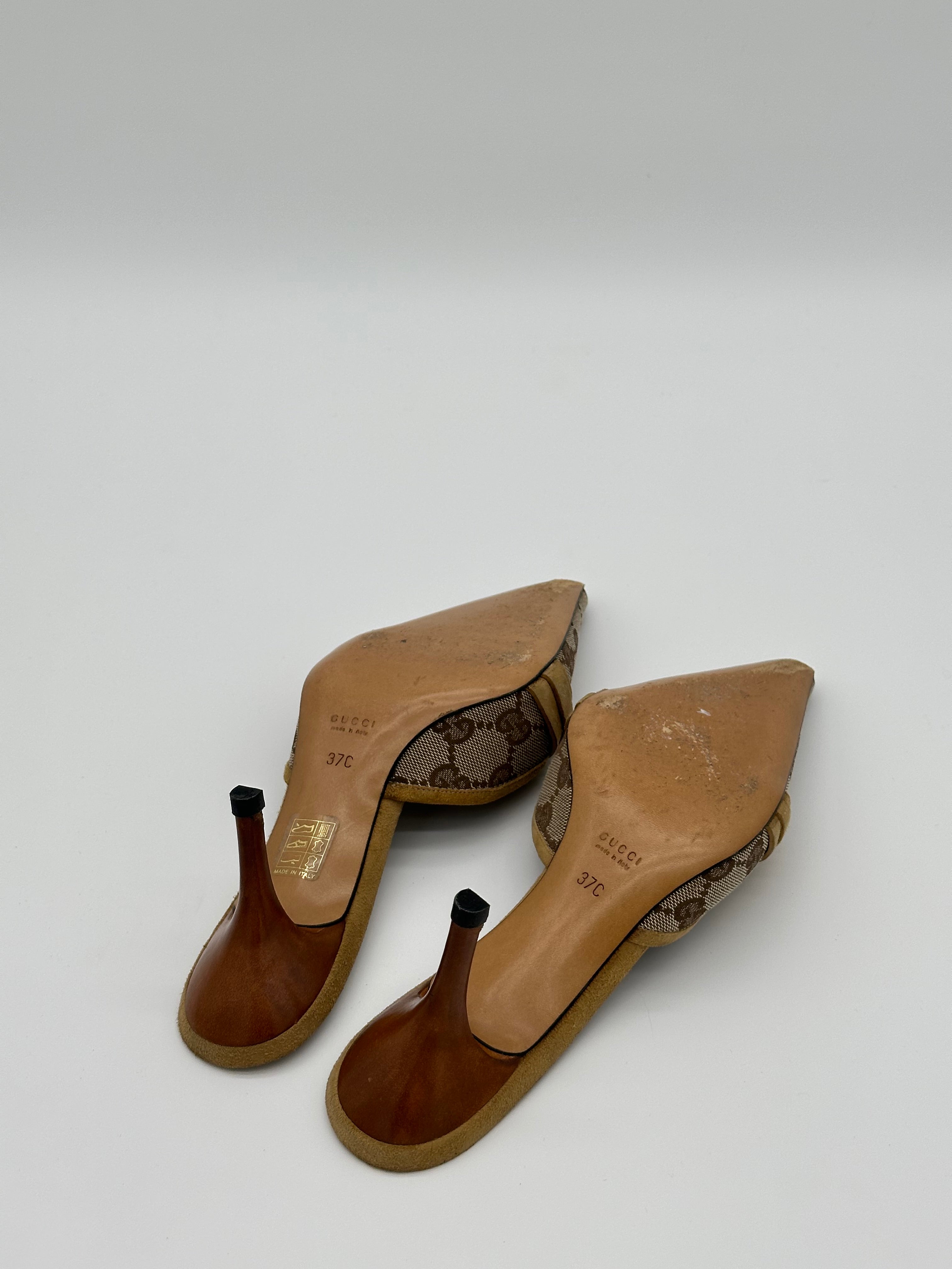 Gucci Scar Tess Heels