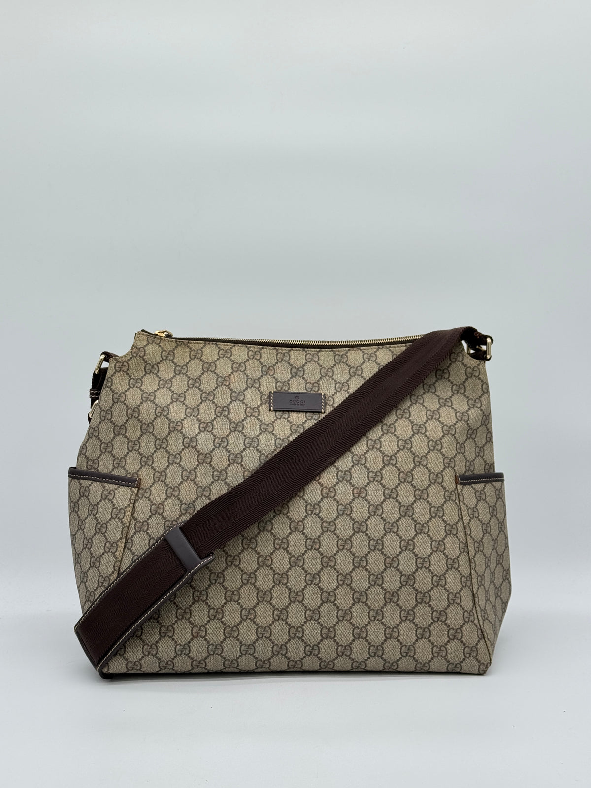 Gucci Canvas Diaper Bag
