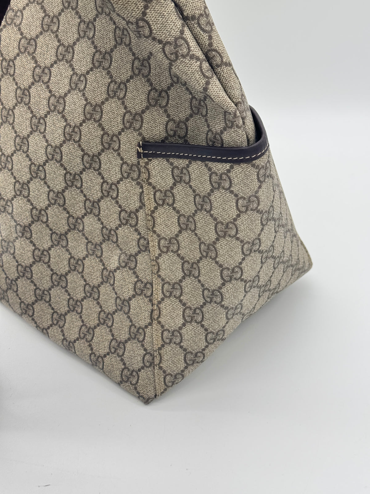 Gucci Canvas Diaper Bag
