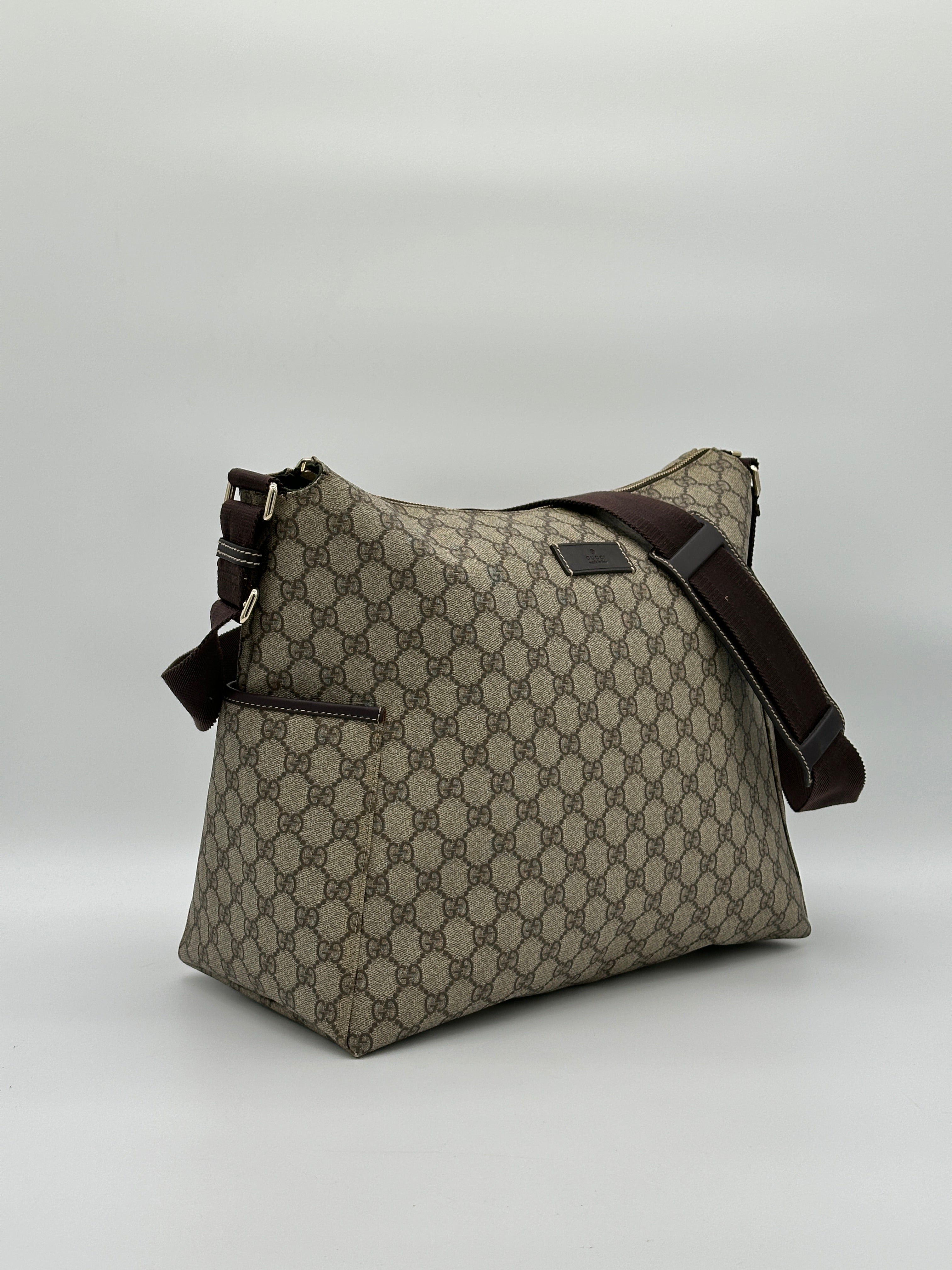 Gucci Canvas Diaper Bag