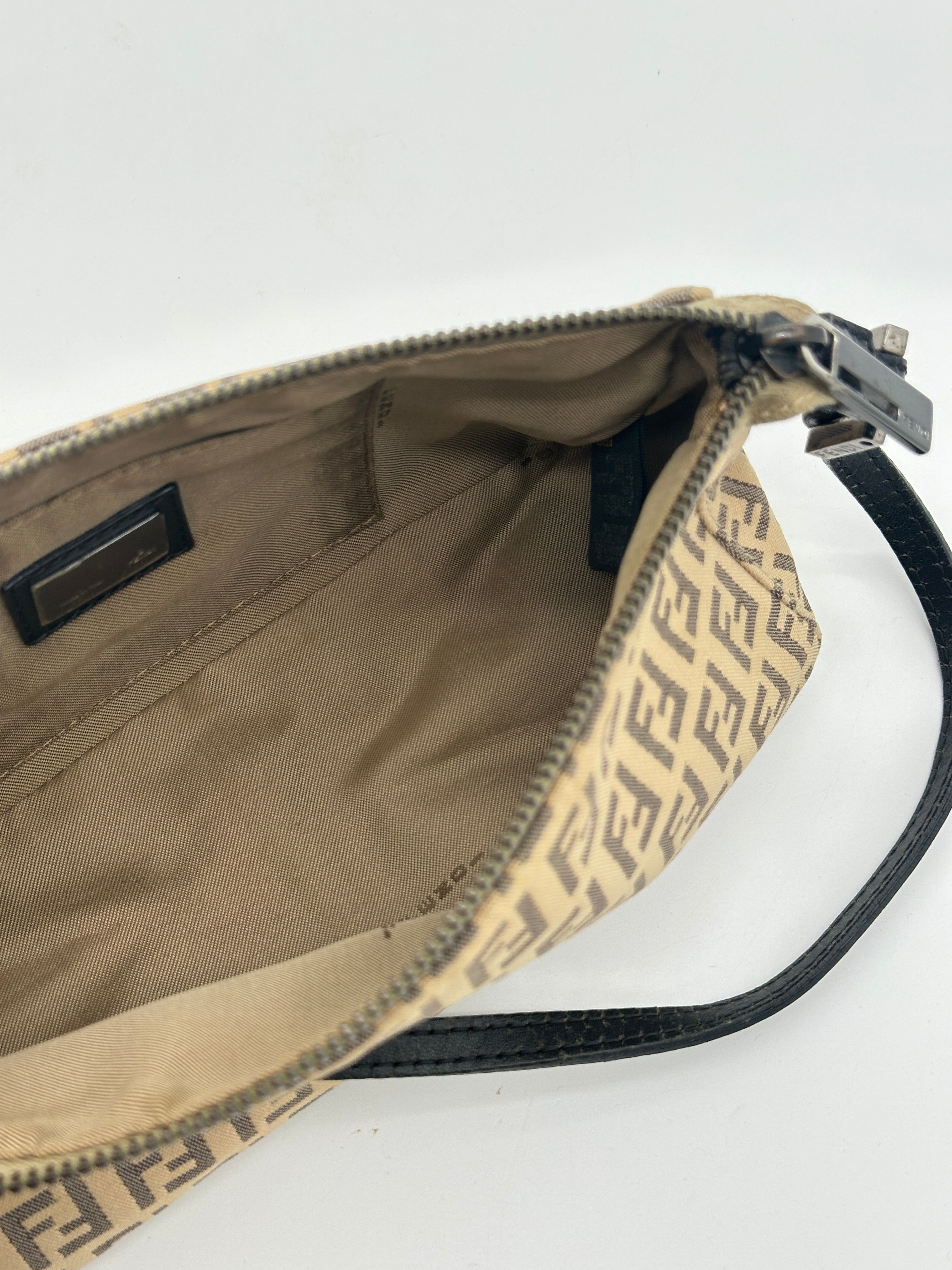 Fendi Zucchino Canvas Pochette