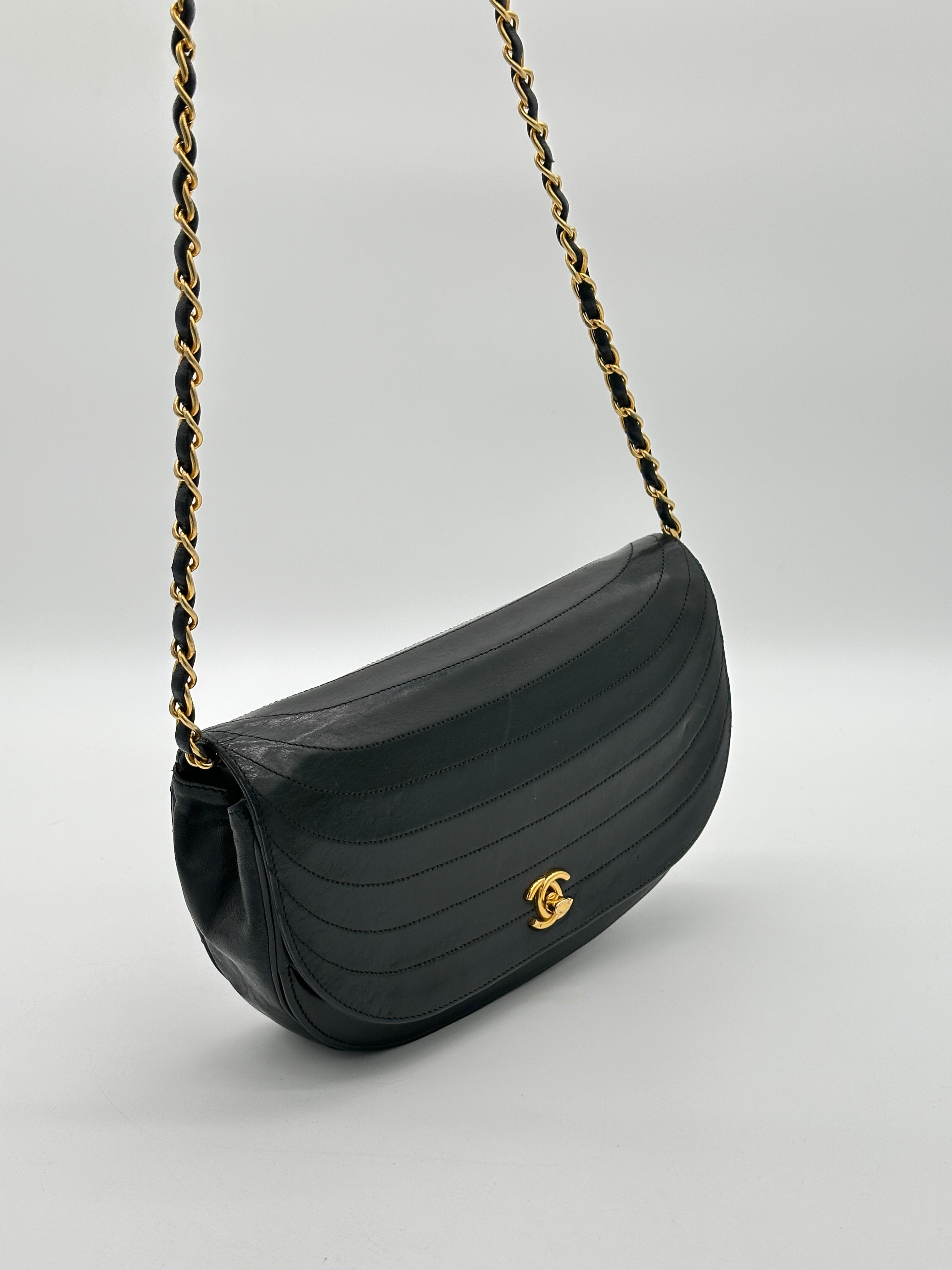 Chanel Half Moon Single Flap