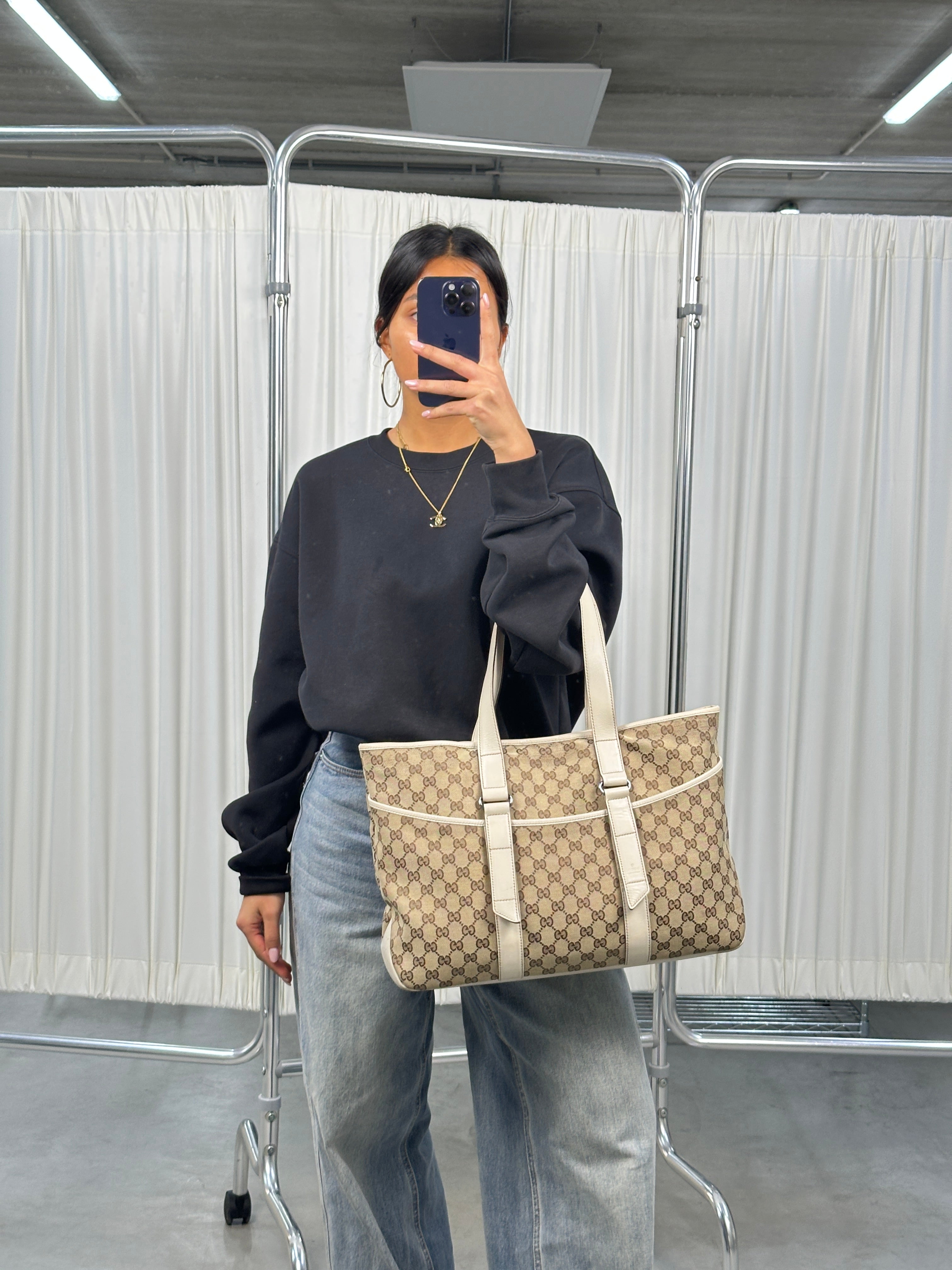 Gucci Canvas Tote Bag