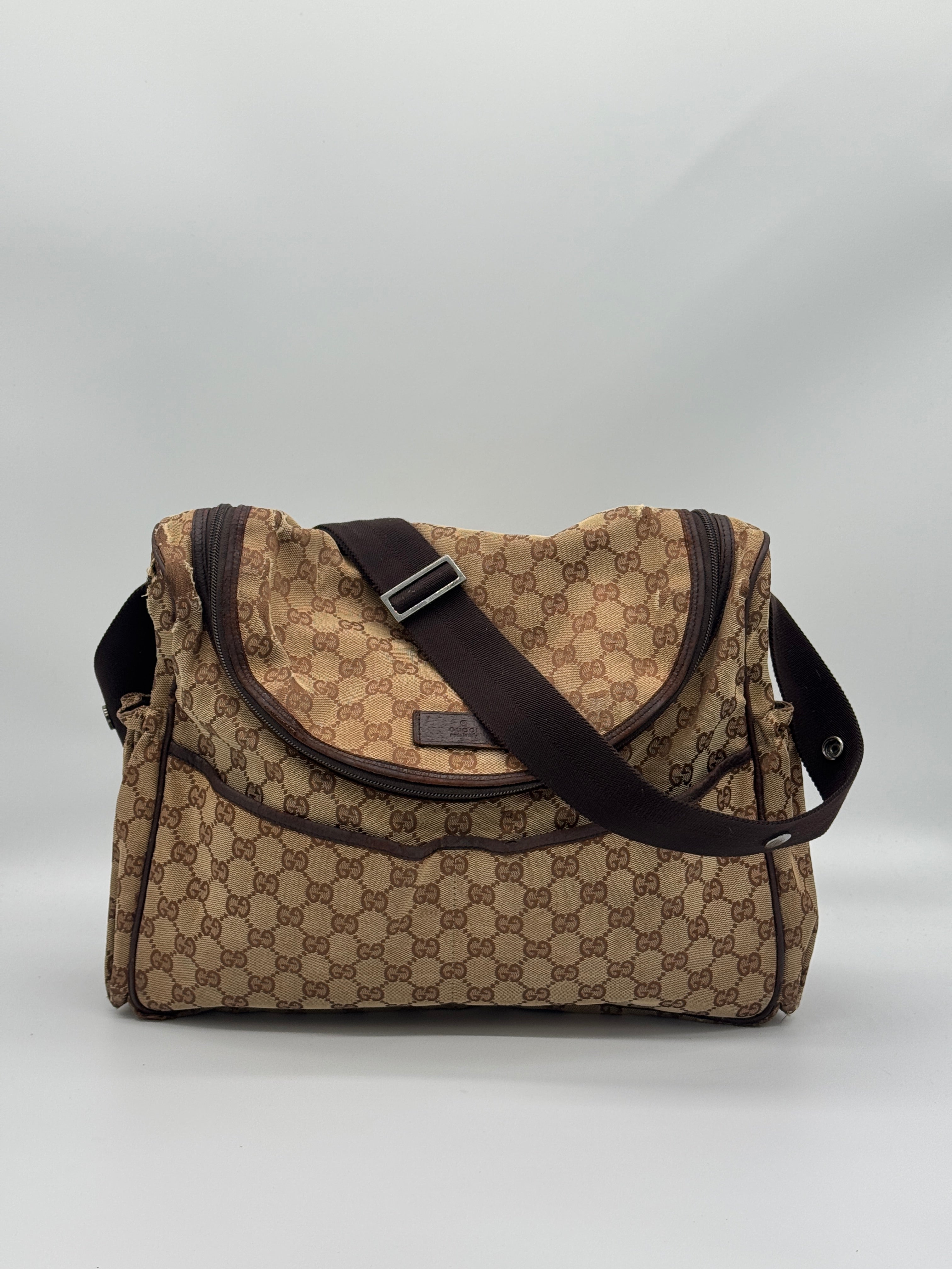 Gucci GG Canvas Diaper Bag